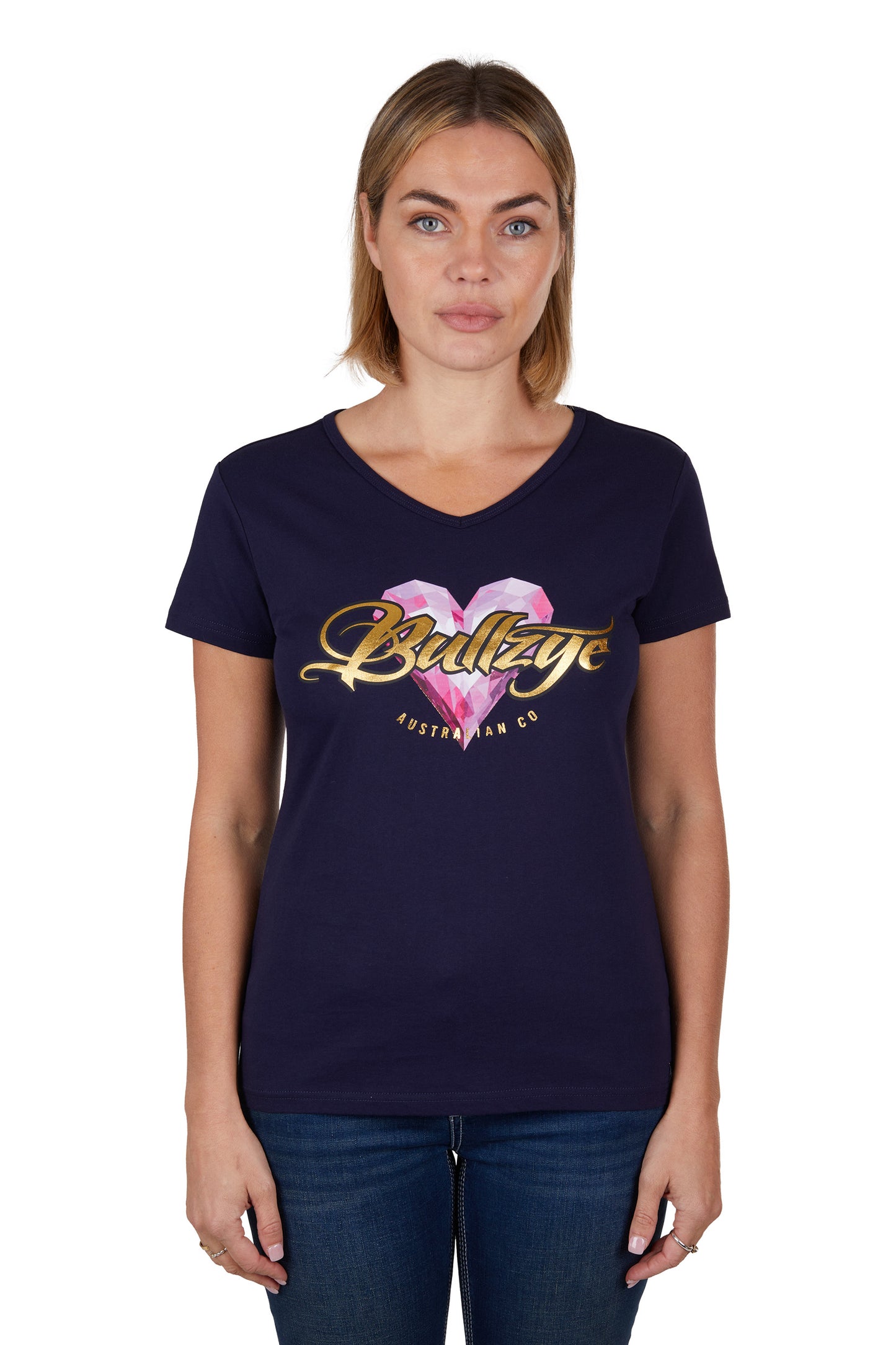 WMNS HEART SS TEE