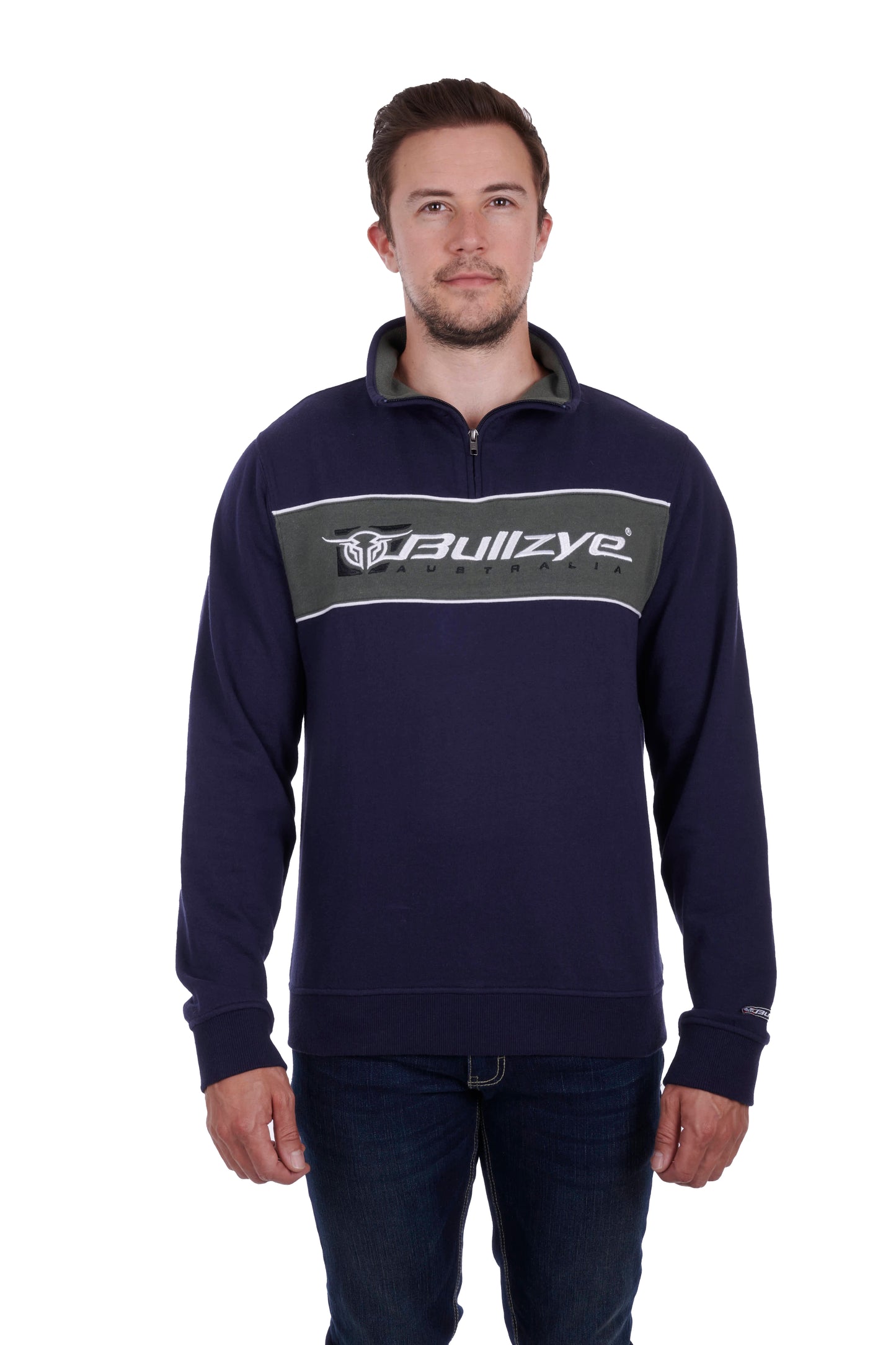 MENS BZ LOGO 1/4 ZIP PULLOVER