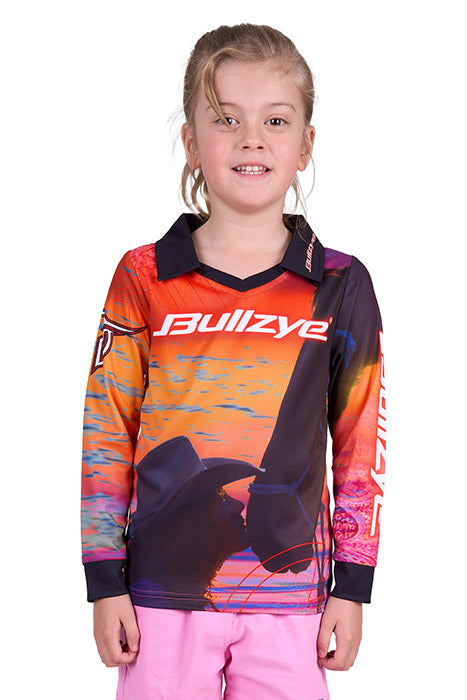 GIRLS SUNSET LS TEE