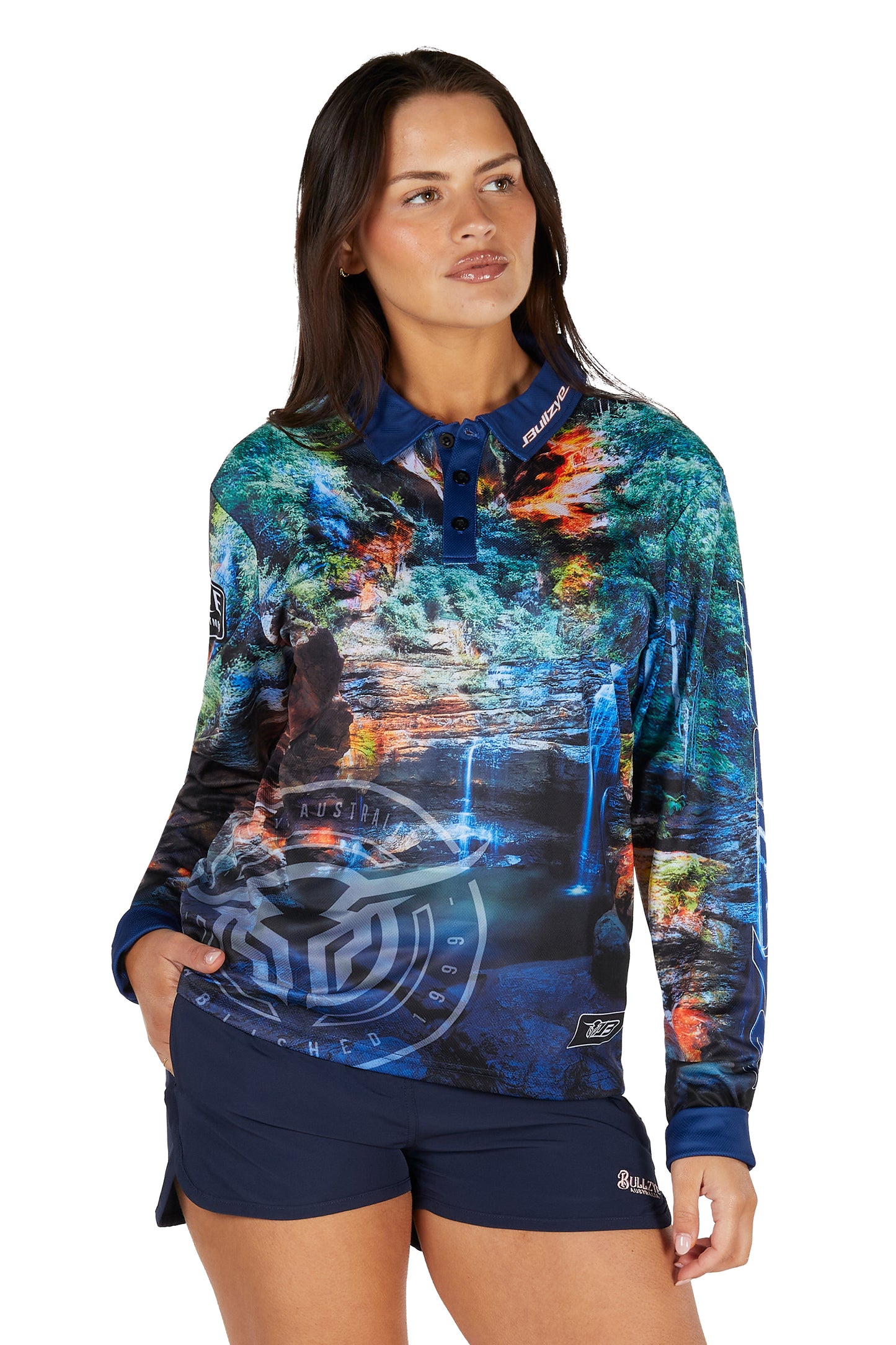 WMNS WATERFALL LS TEE