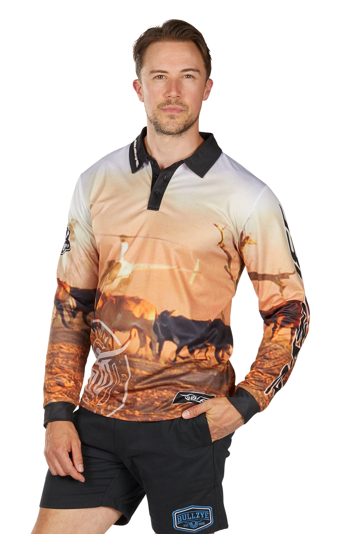 MENS HELICOPTER LS TEE
