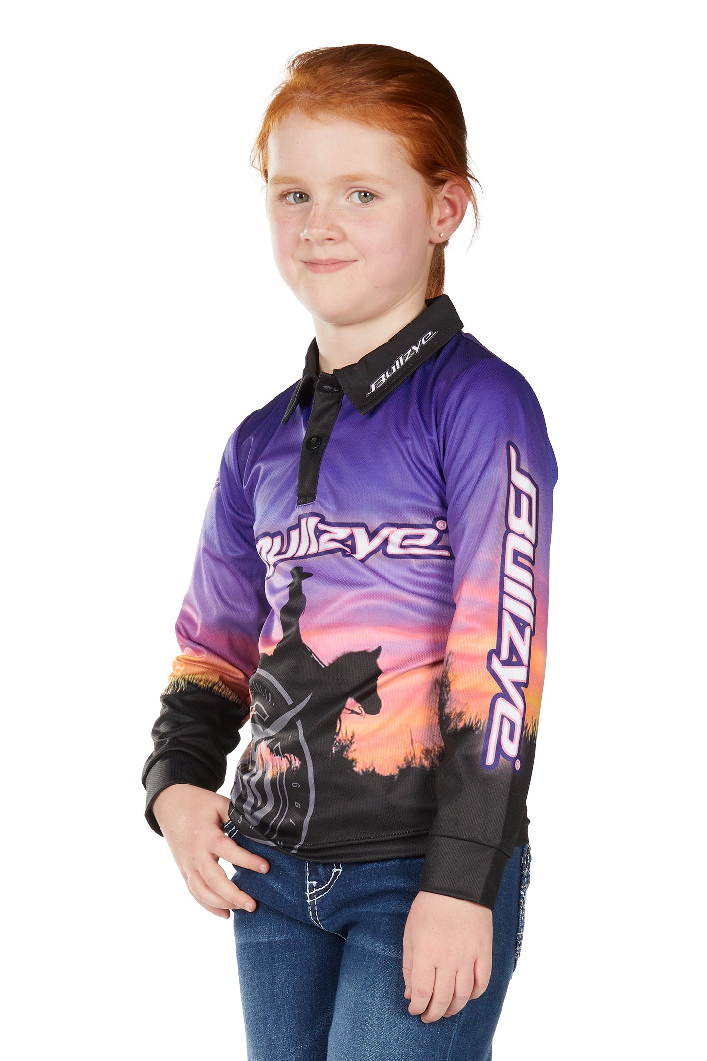 GIRLS SUNSET LS TEE