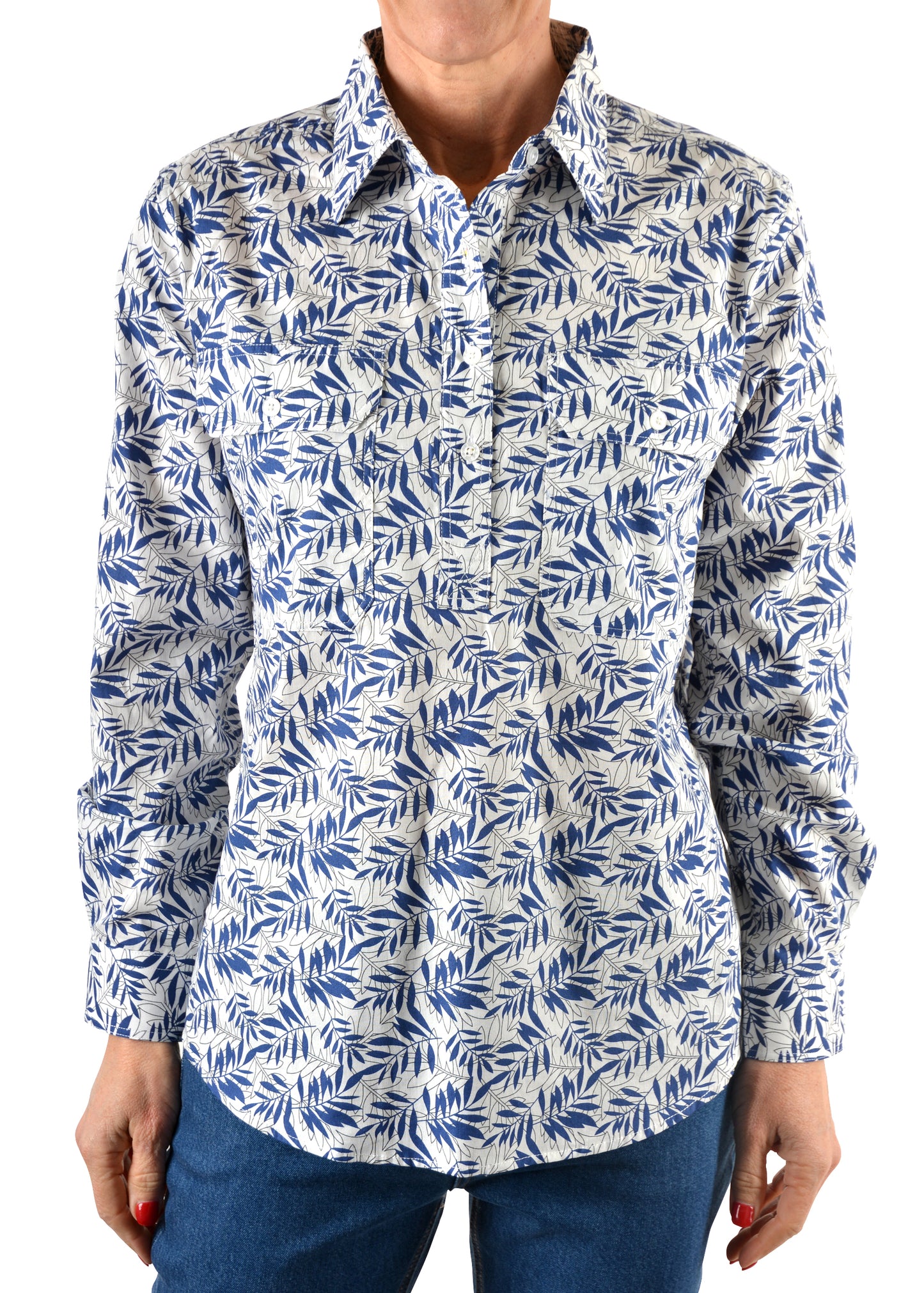 TRINITY HALF PLACKET L/S SHIRT