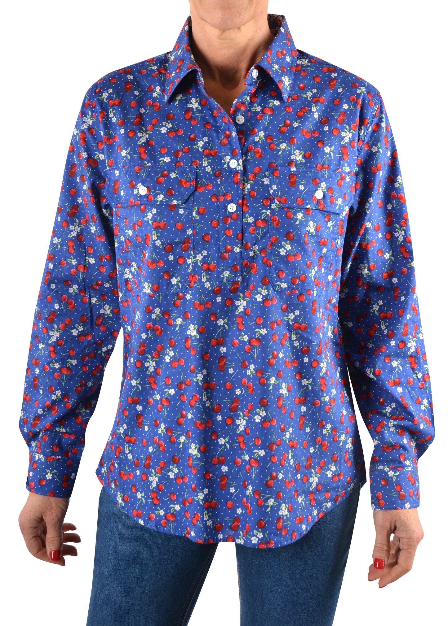 DREW HALF PLACKET L/S SHIRT