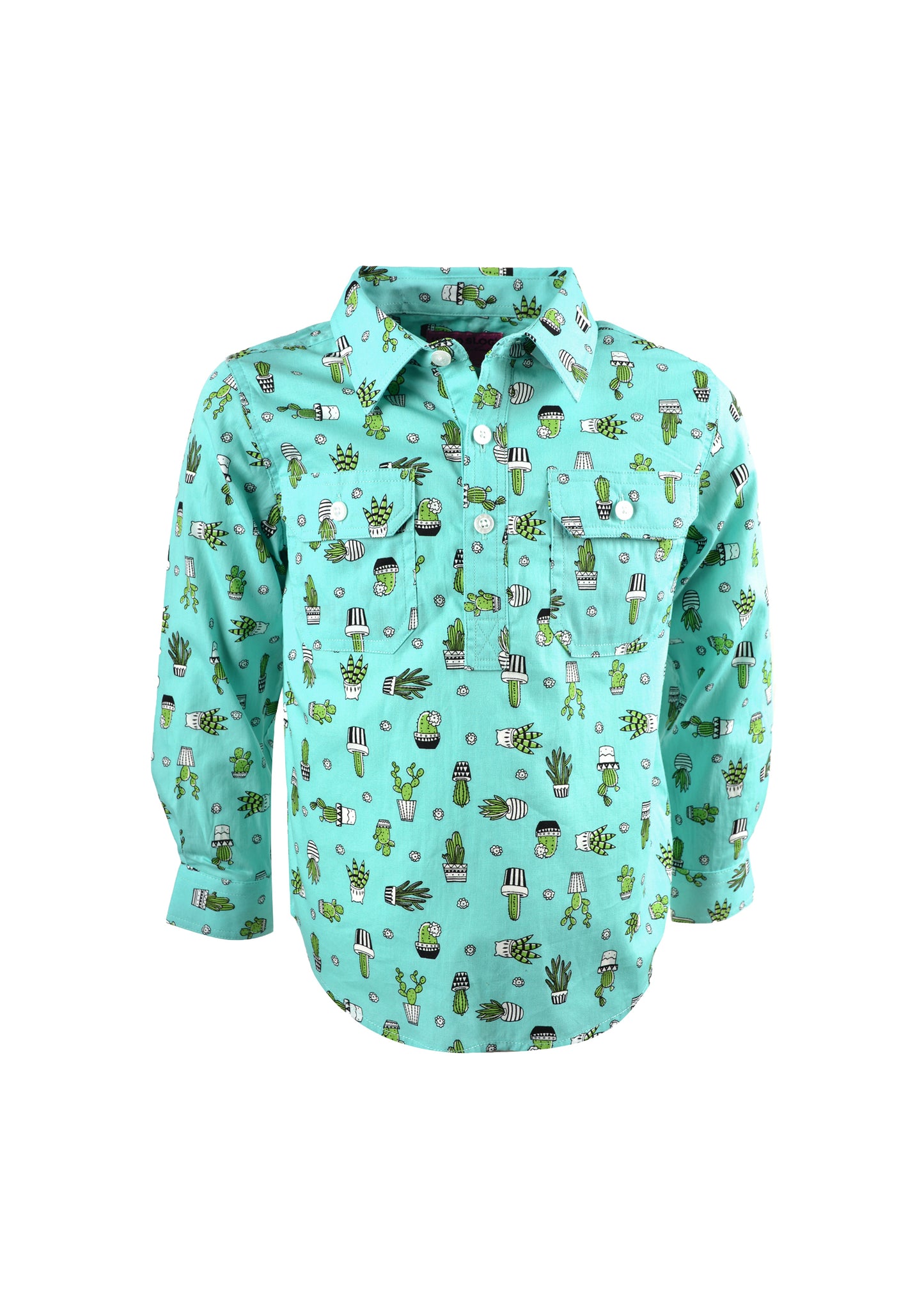 MAISY HALF PLKT L/S SHIRT