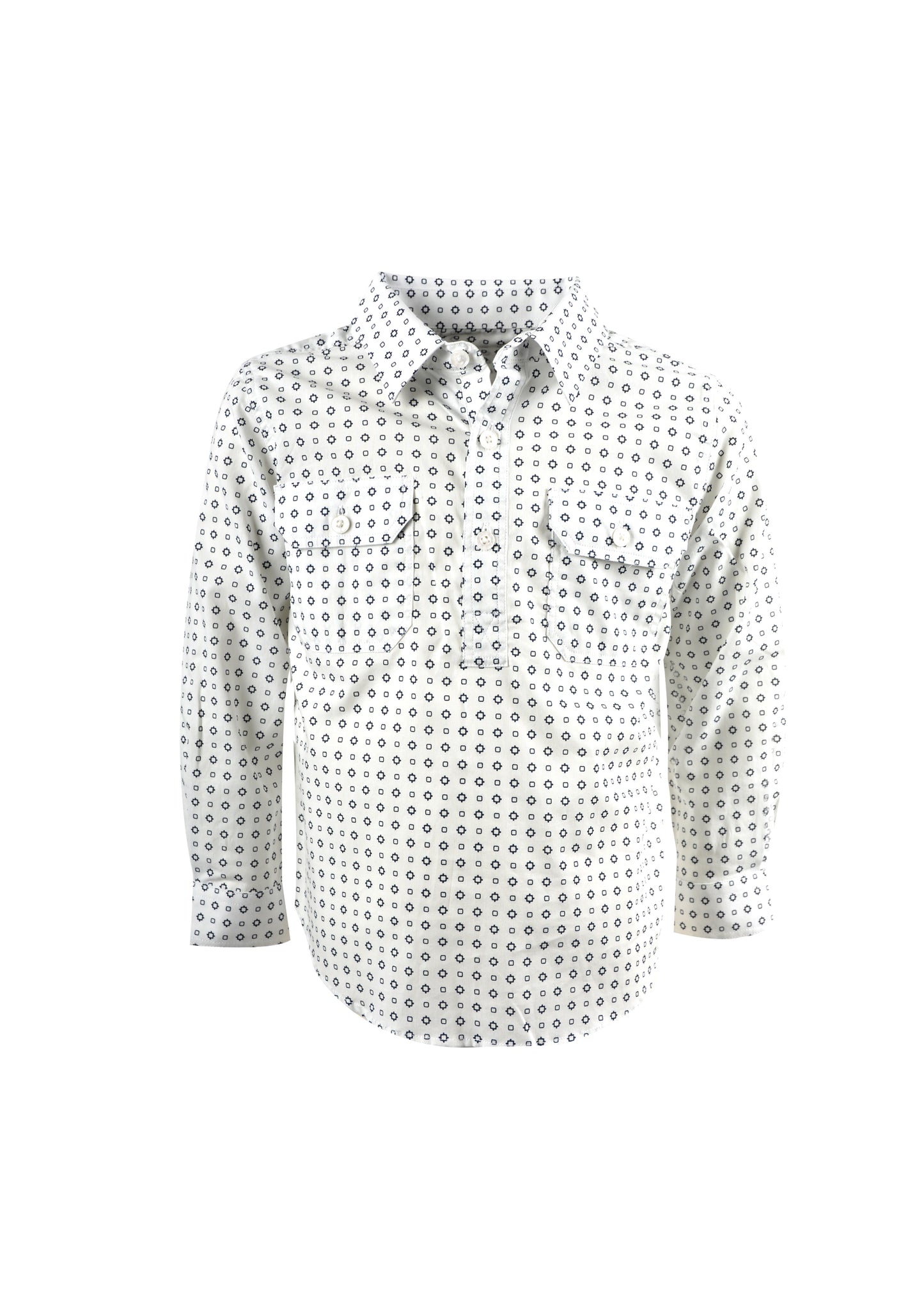 JESSE HALF PLKT L/S SHIRT