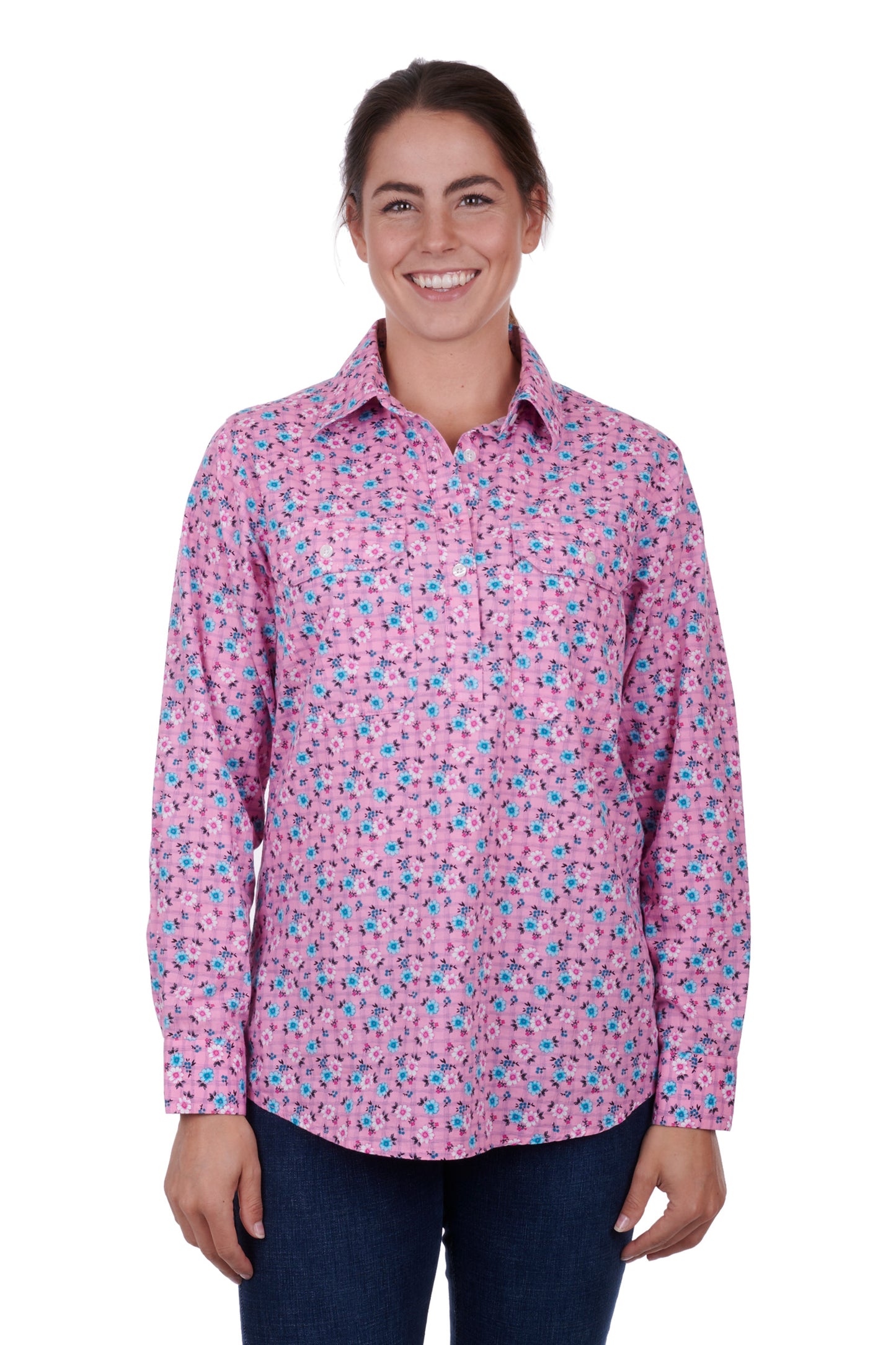 WMNS FLORIA H/PLKT LS SHIRT