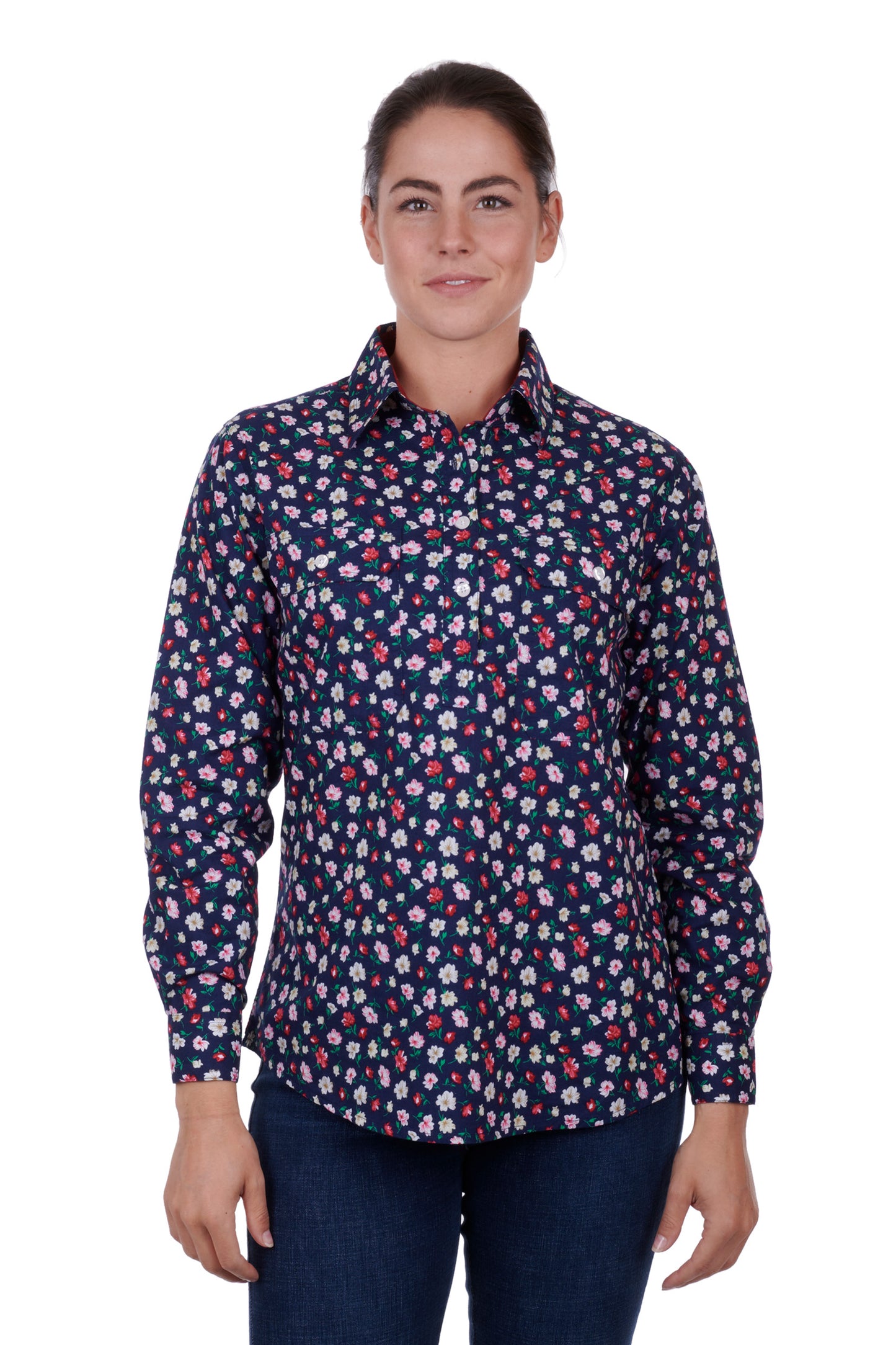 WMNS STEPH H/PLKT LS SHIRT