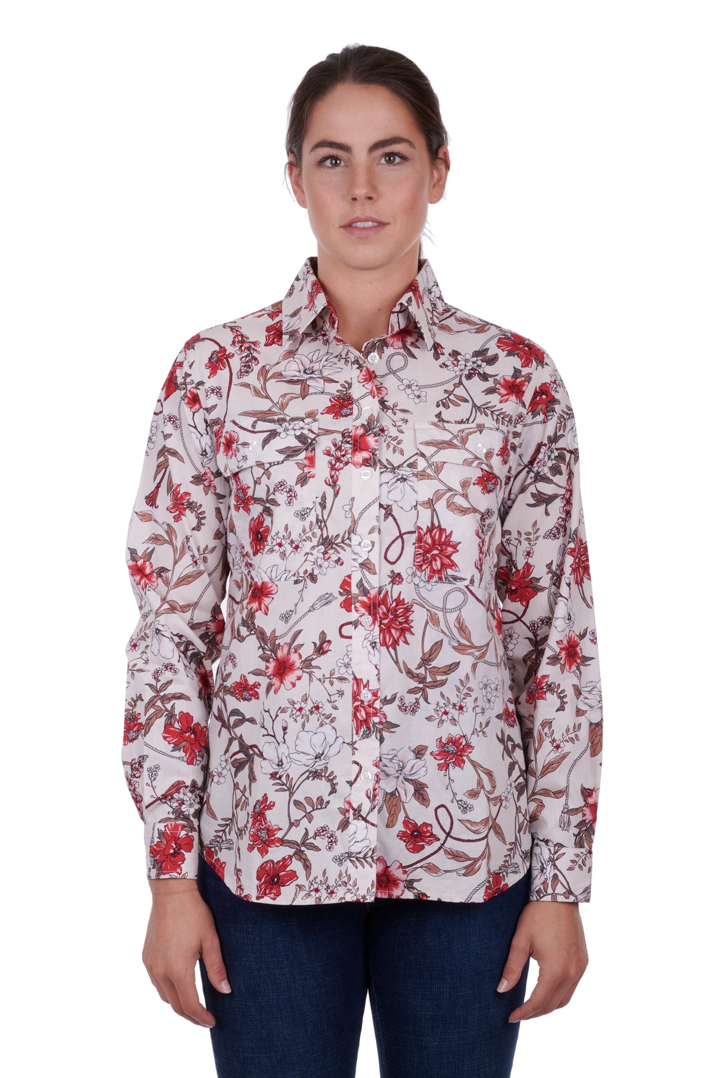 WMNS ADASSA F/PLKT LS SHIRT