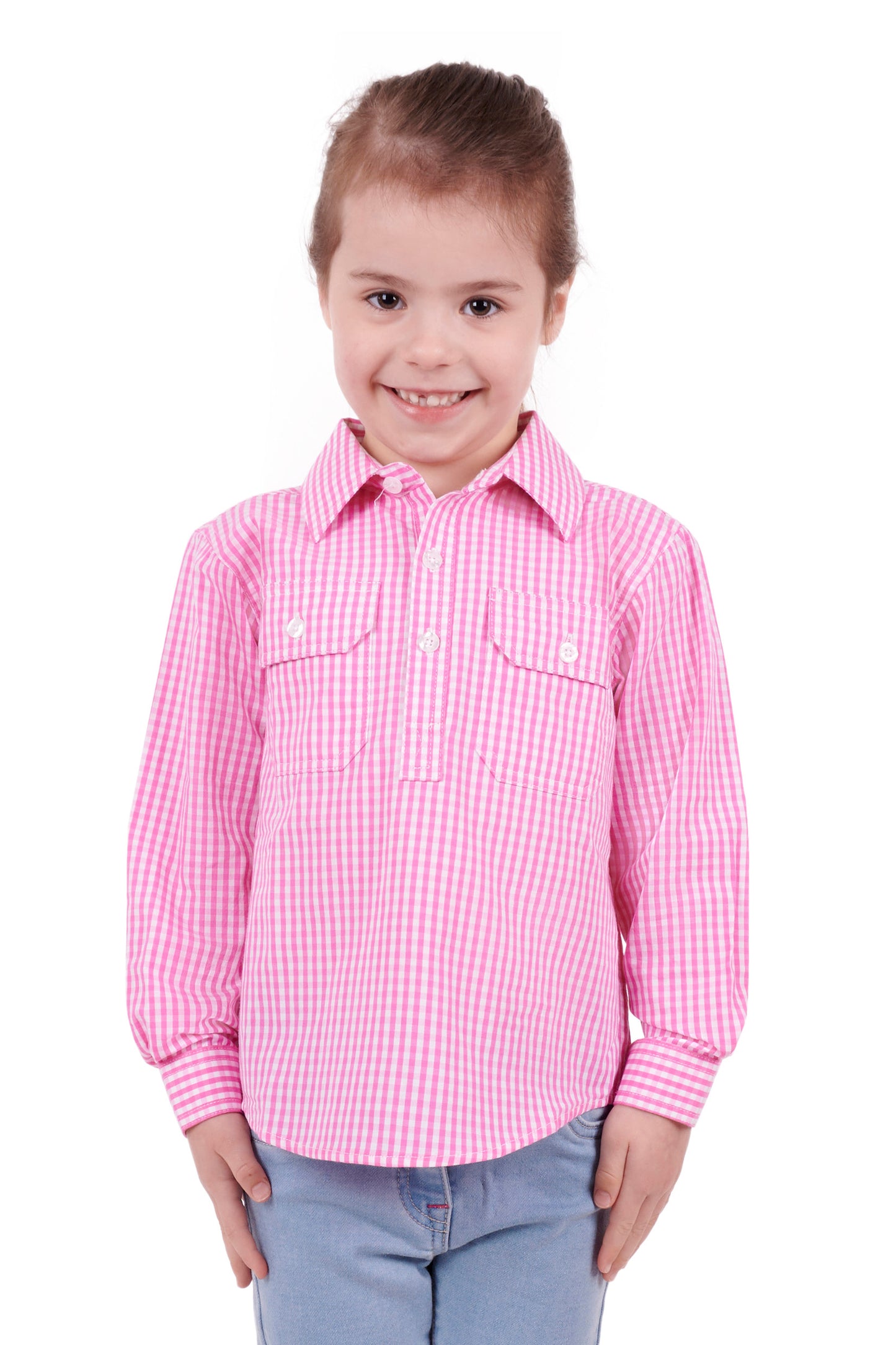 KIDS LUVENIA H/PLKT LS SHIRT
