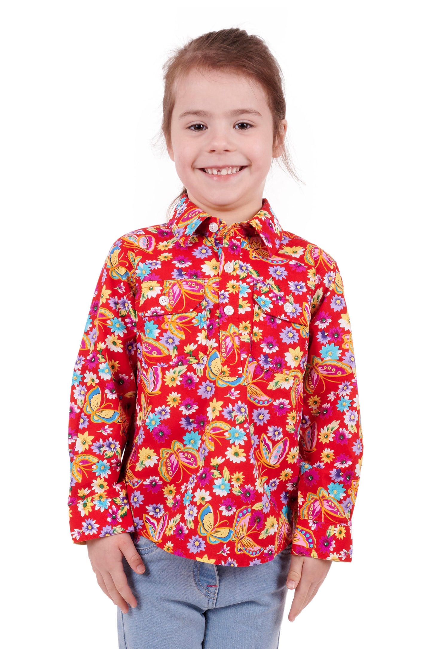 KIDS MIRABEL H/PLKT LS SHIRT