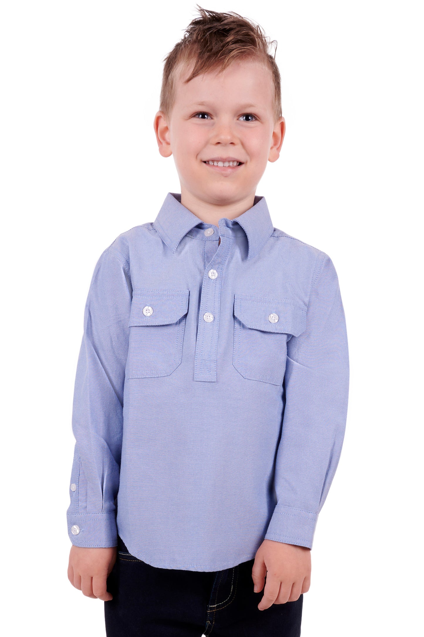 KIDS JACKSON H/PLKT LS SHIRT