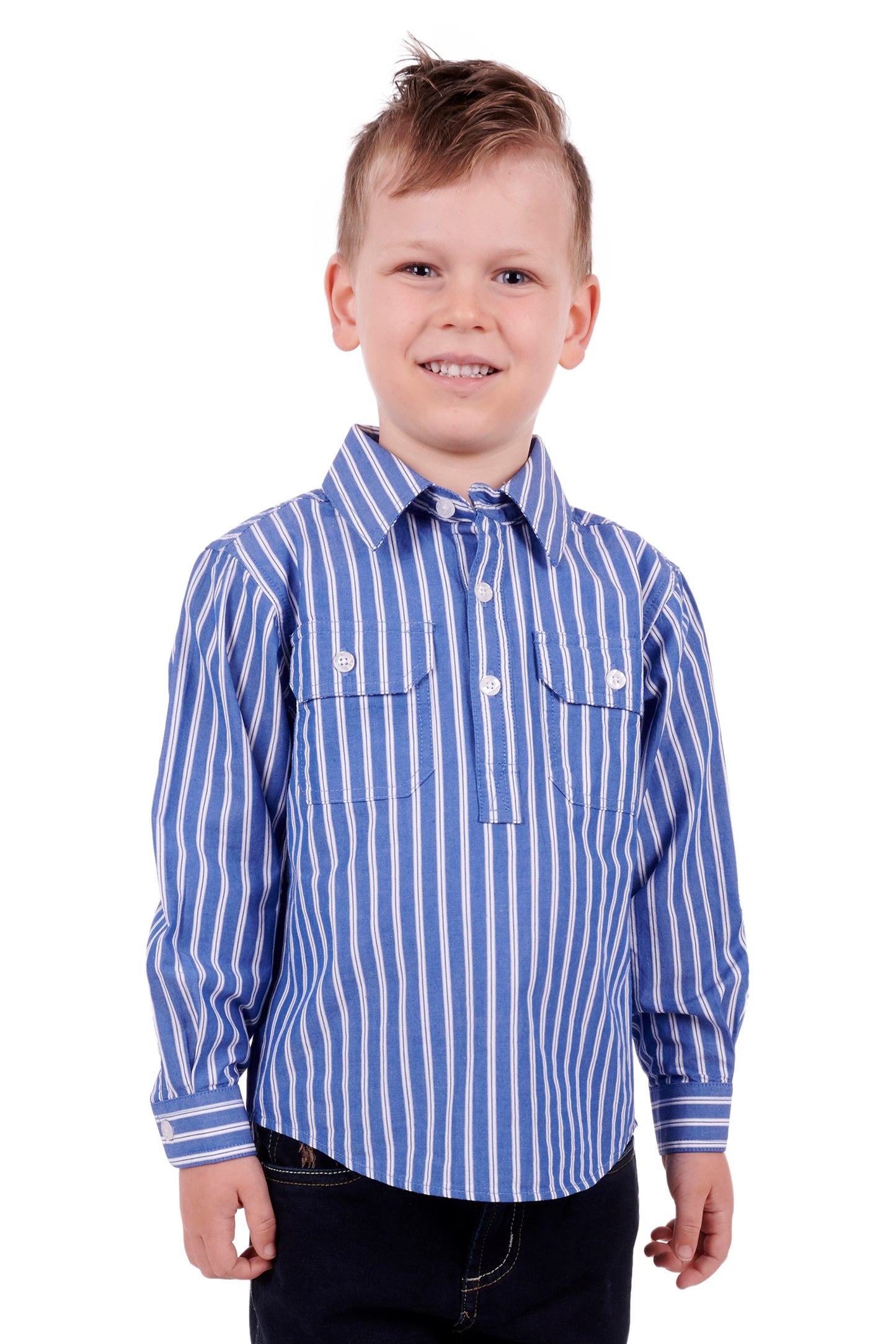 KIDS CHARLIE H/PLKT LS SHIRT