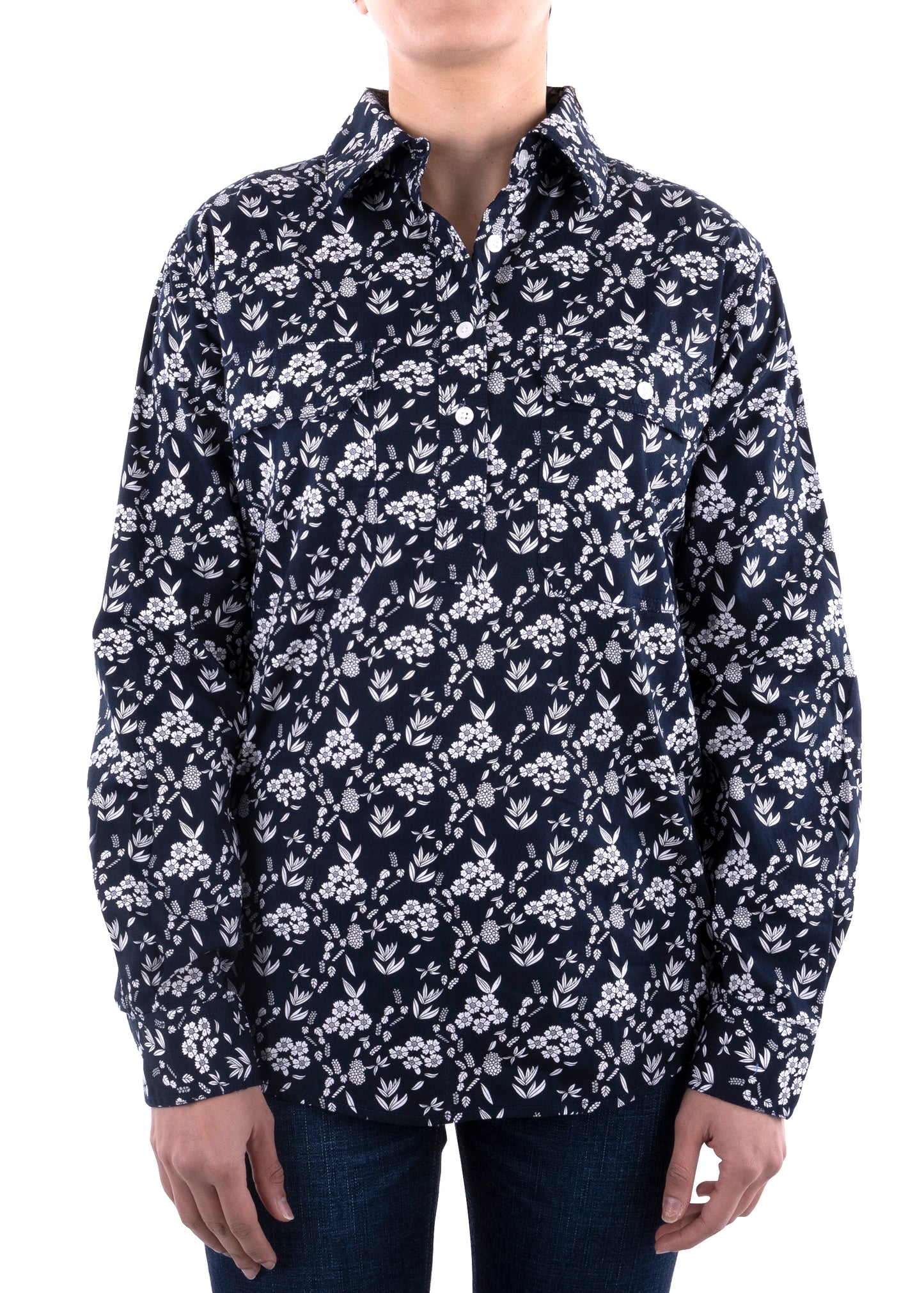 WMNS CASSIDY H/PLKT LS SHIRT