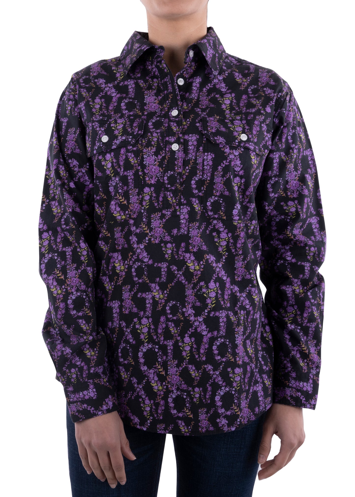 WMNS DIXIE H/PLKT LS SHIRT