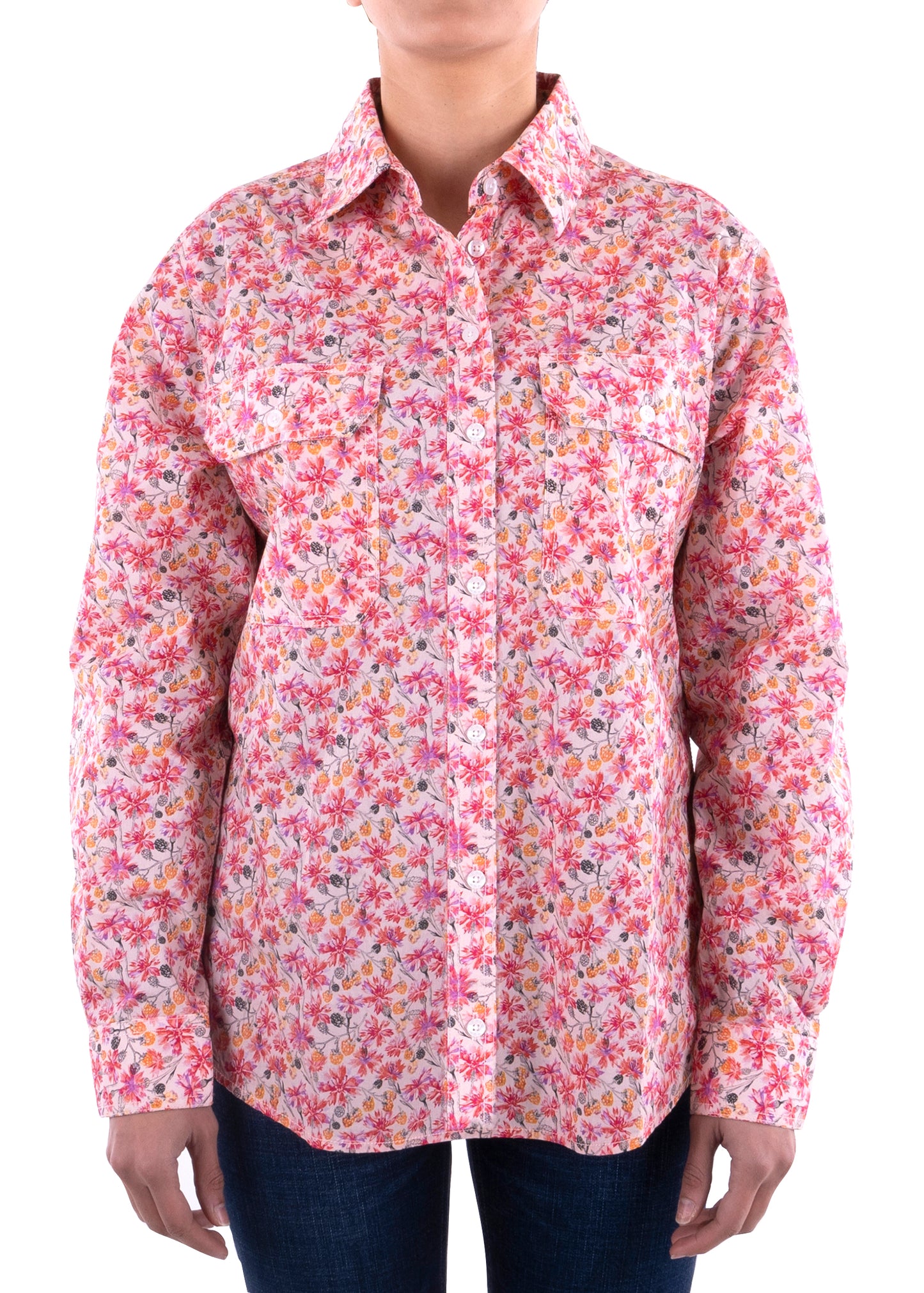 WMNS GEORGIA F/PLKT LS SHIRT