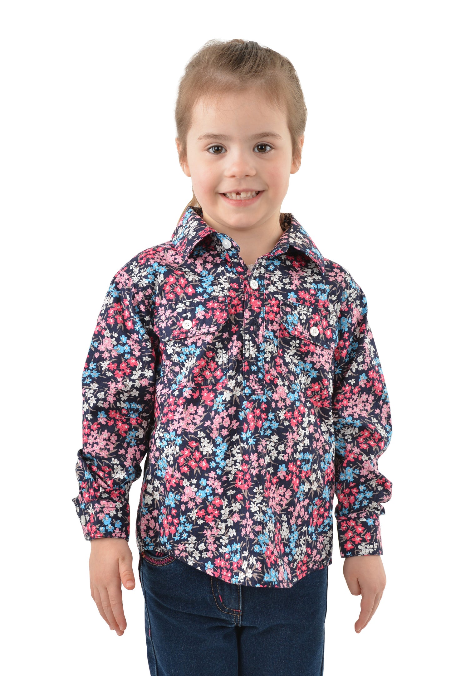 KIDS LIBERTY H/PLKT LS SHIRT