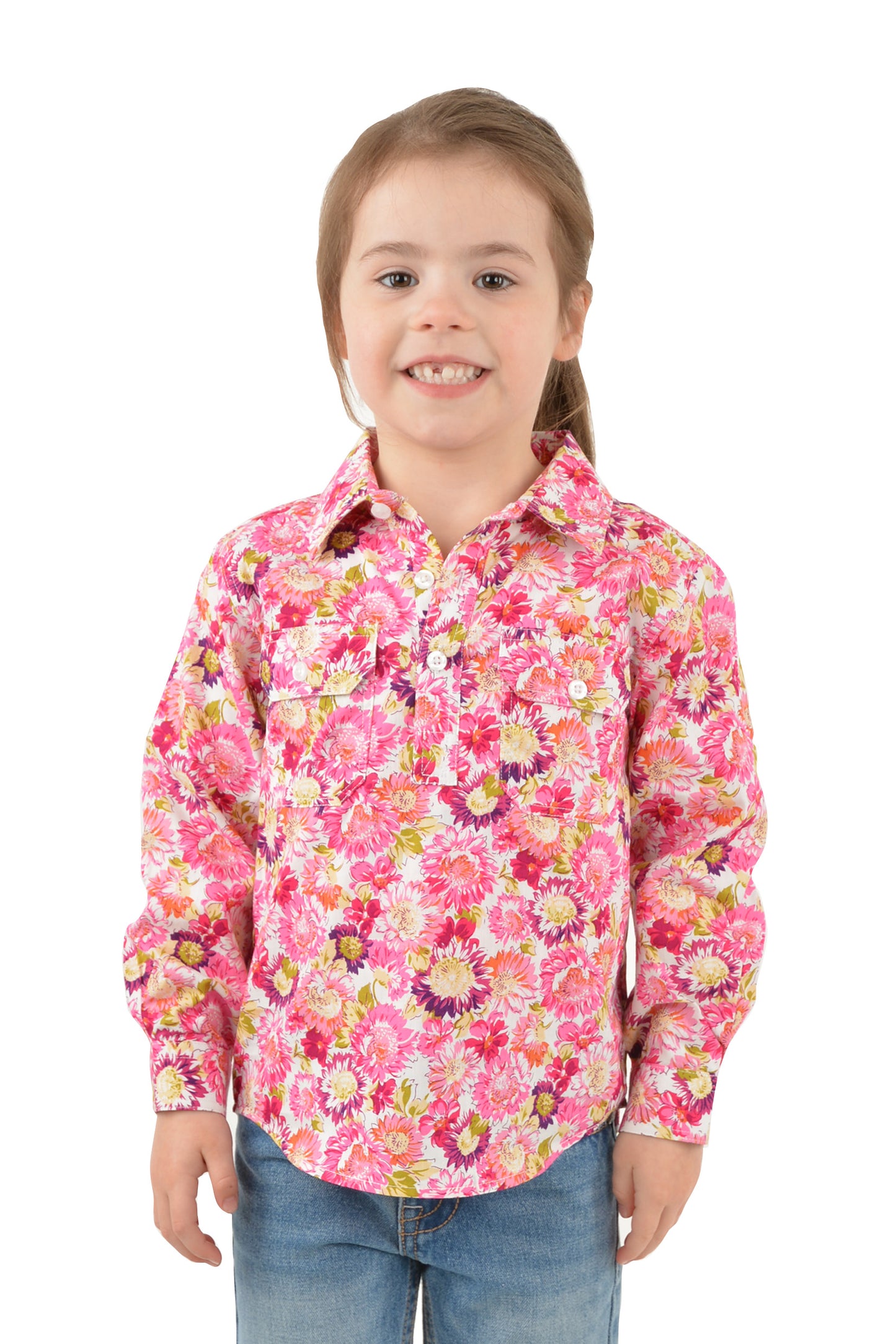 KIDS BELLE H/PLKT LS SHIRT