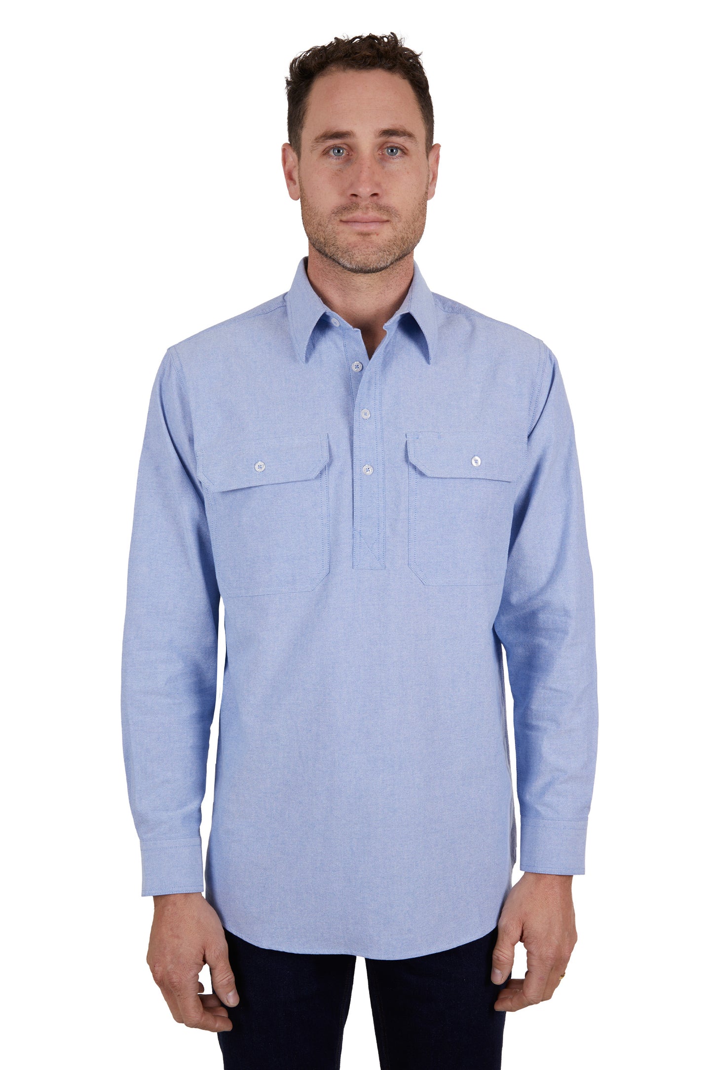 MENS FRED H/PLKT LS SHIRT