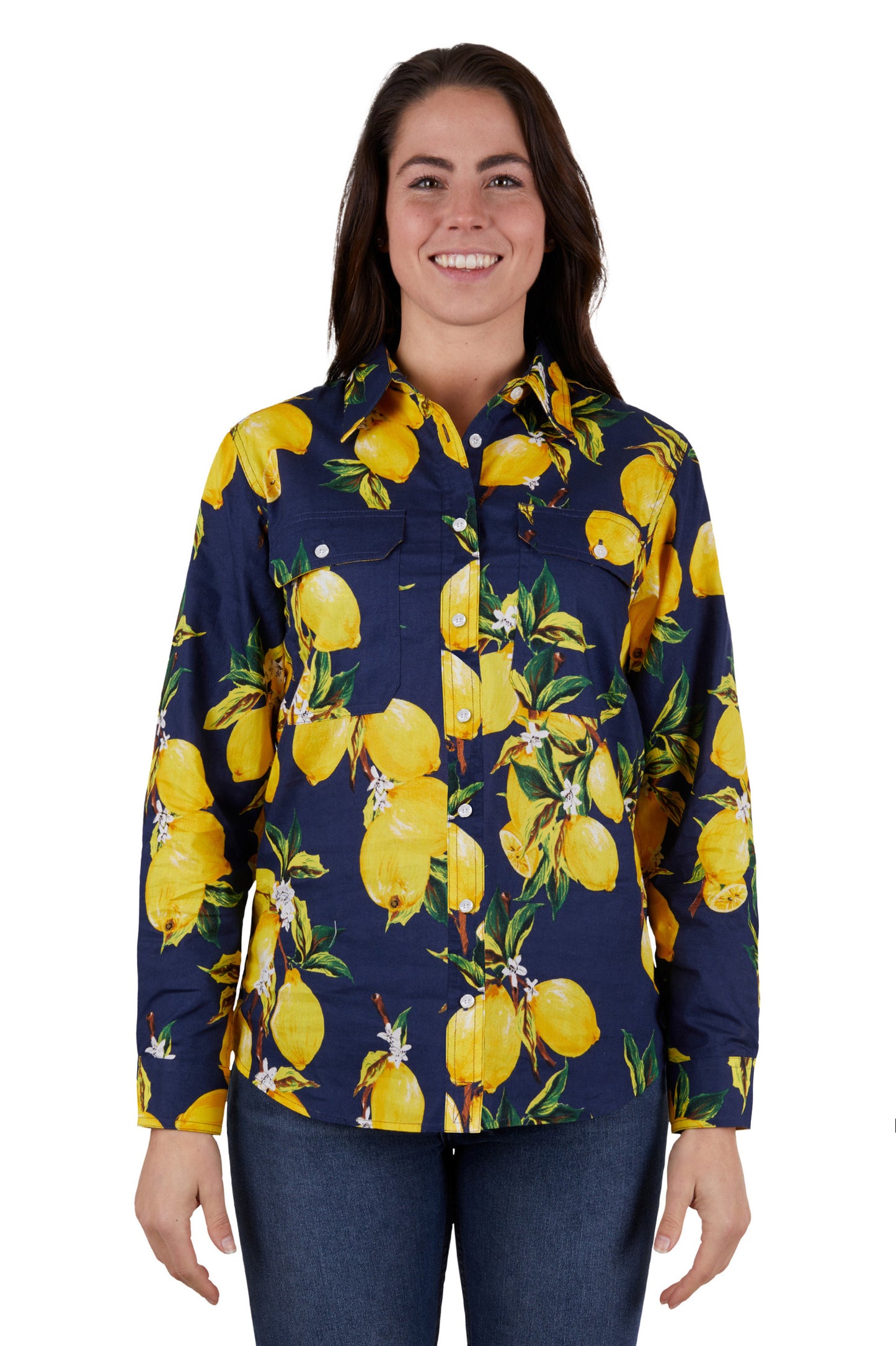 WMNS SANA F/PLKT LS SHIRT