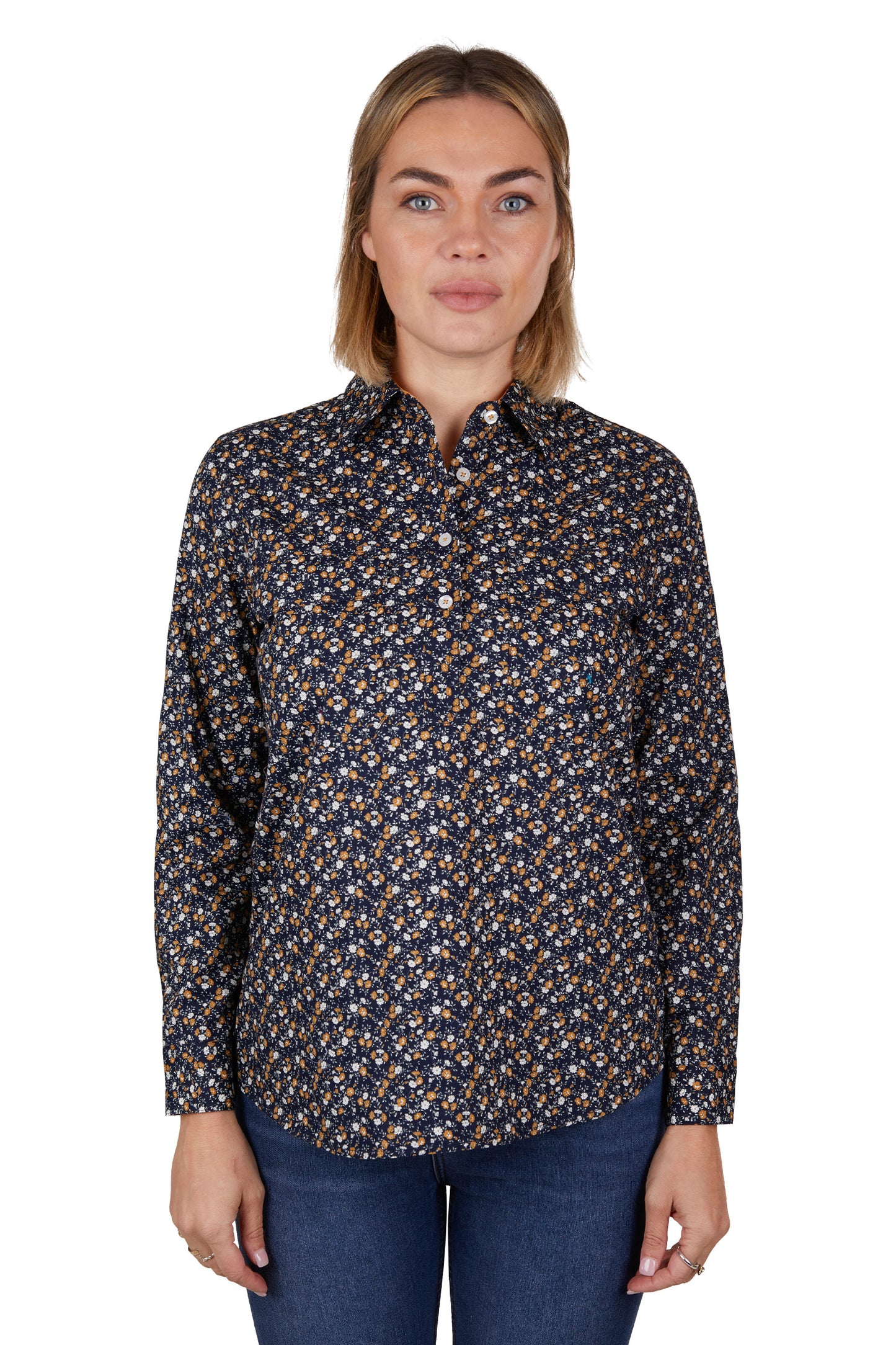 WMNS SHARON H/PLKT LS SHIRT