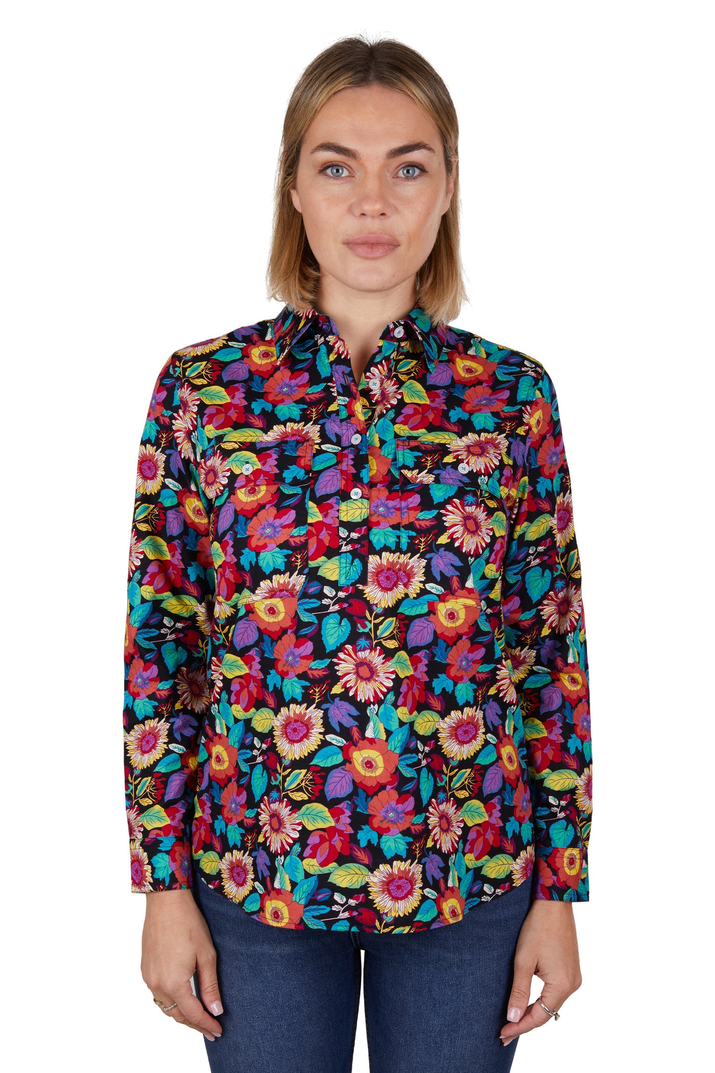 WMNS ELDA H/PLKT LS SHIRT