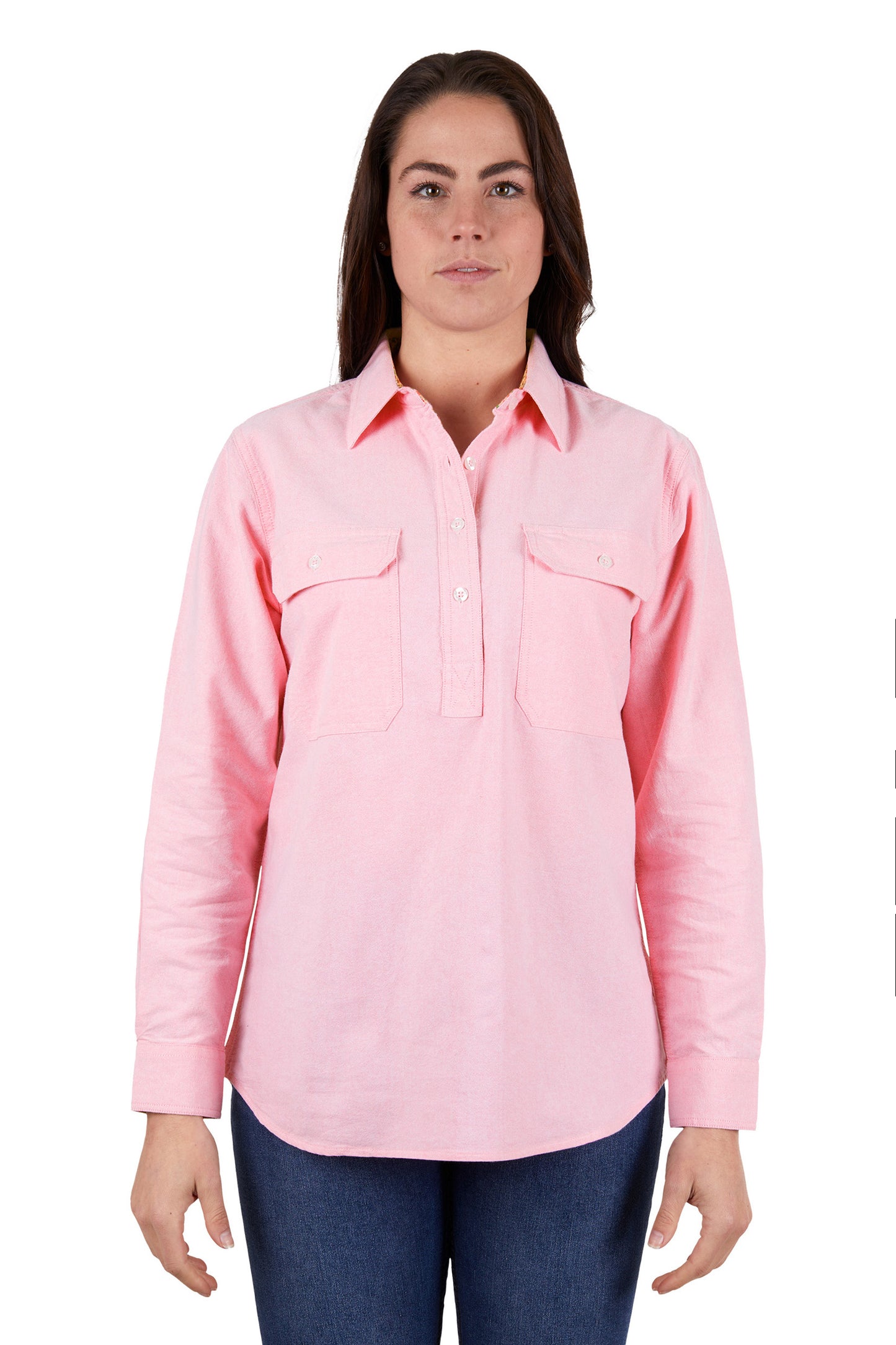 WMNS JAS H/PLKT LS SHIRT