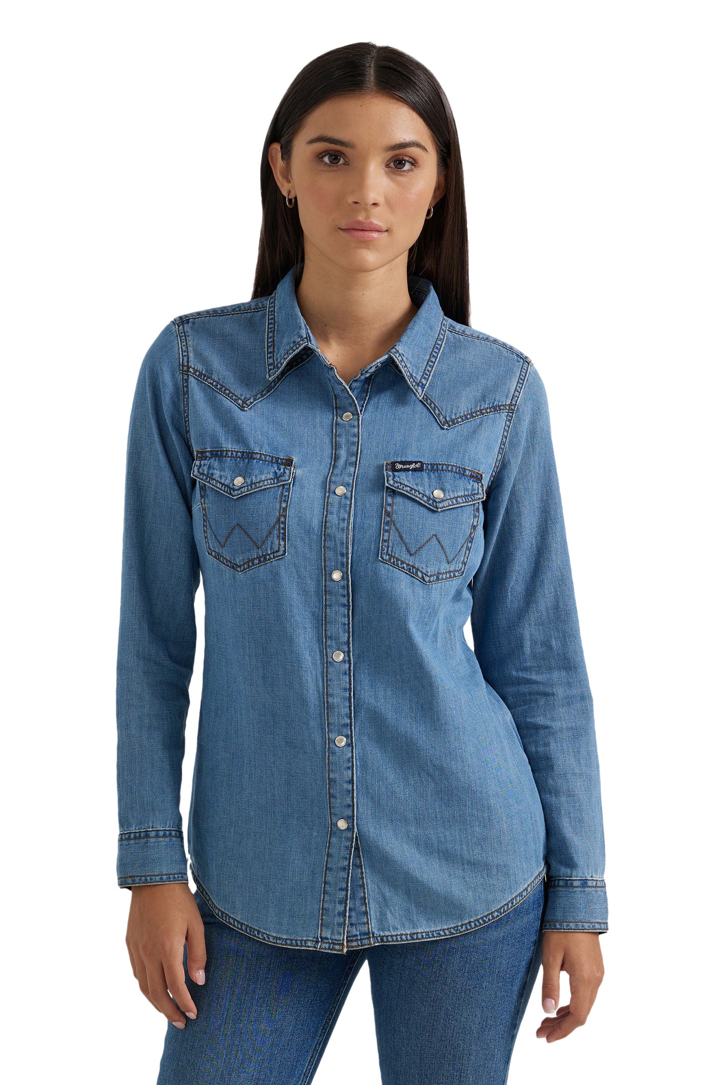 WMNS CLASSIC FIT DENIM SHIRT