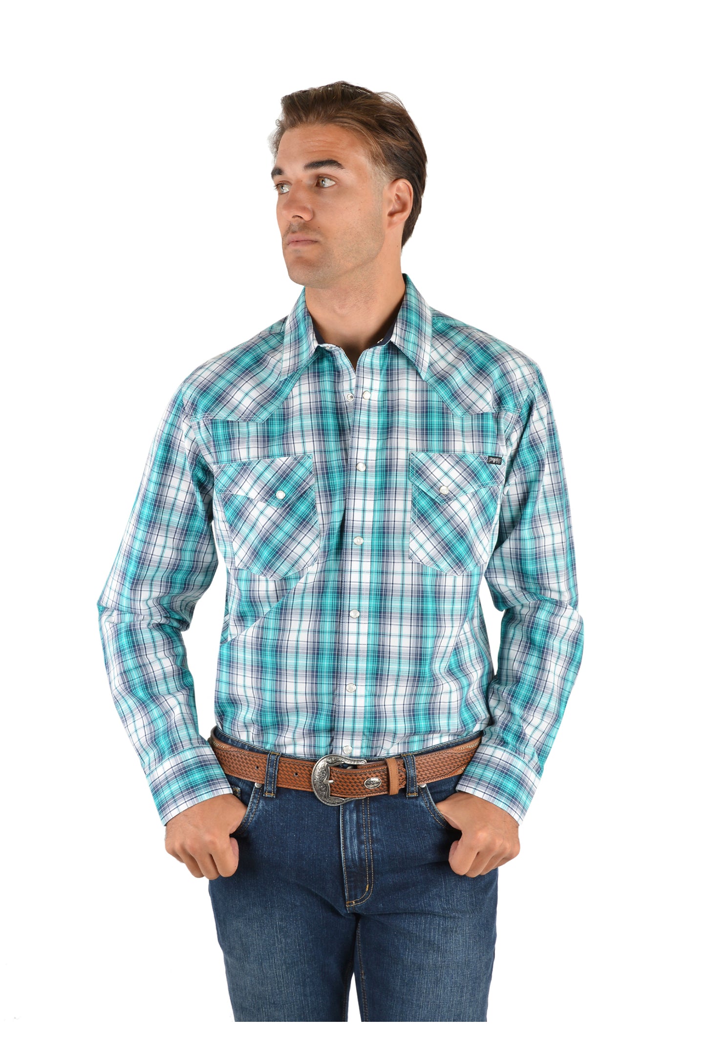 DAVID CHECK WESTERN L/S SHIRT