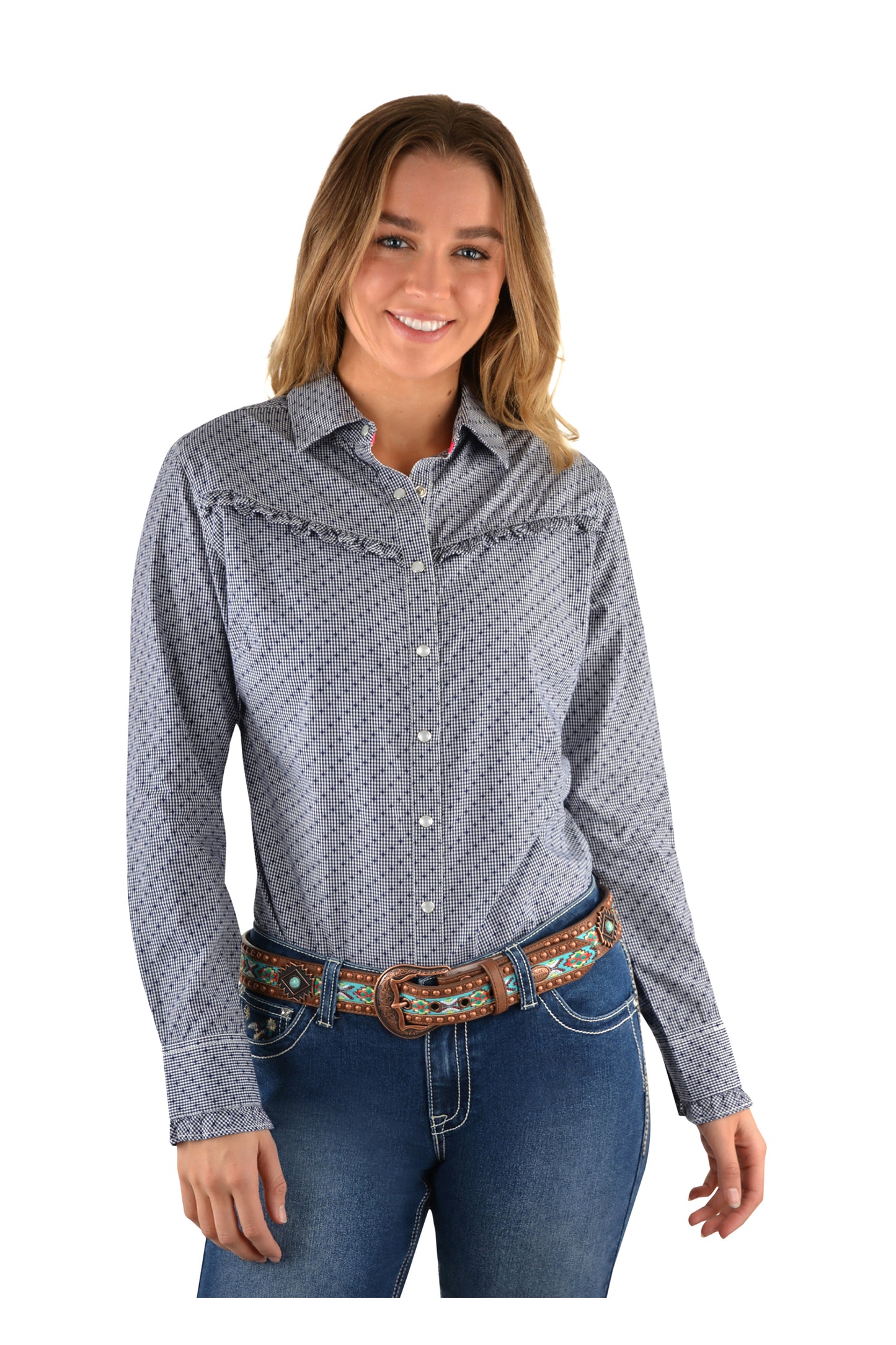 BRITT FRILL L/S SHIRT
