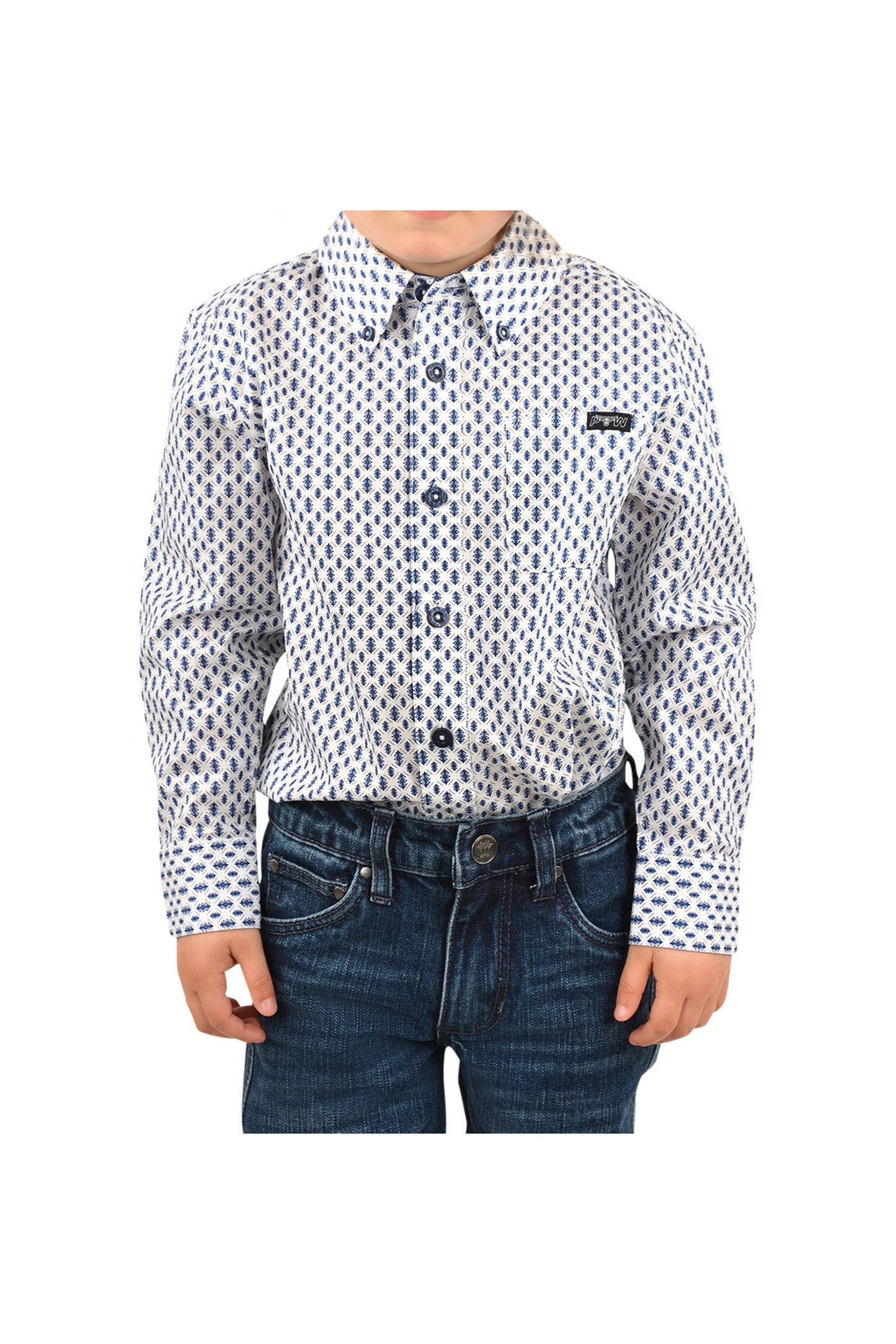 FREEMAN PRINT BUTTON L/S SHIRT