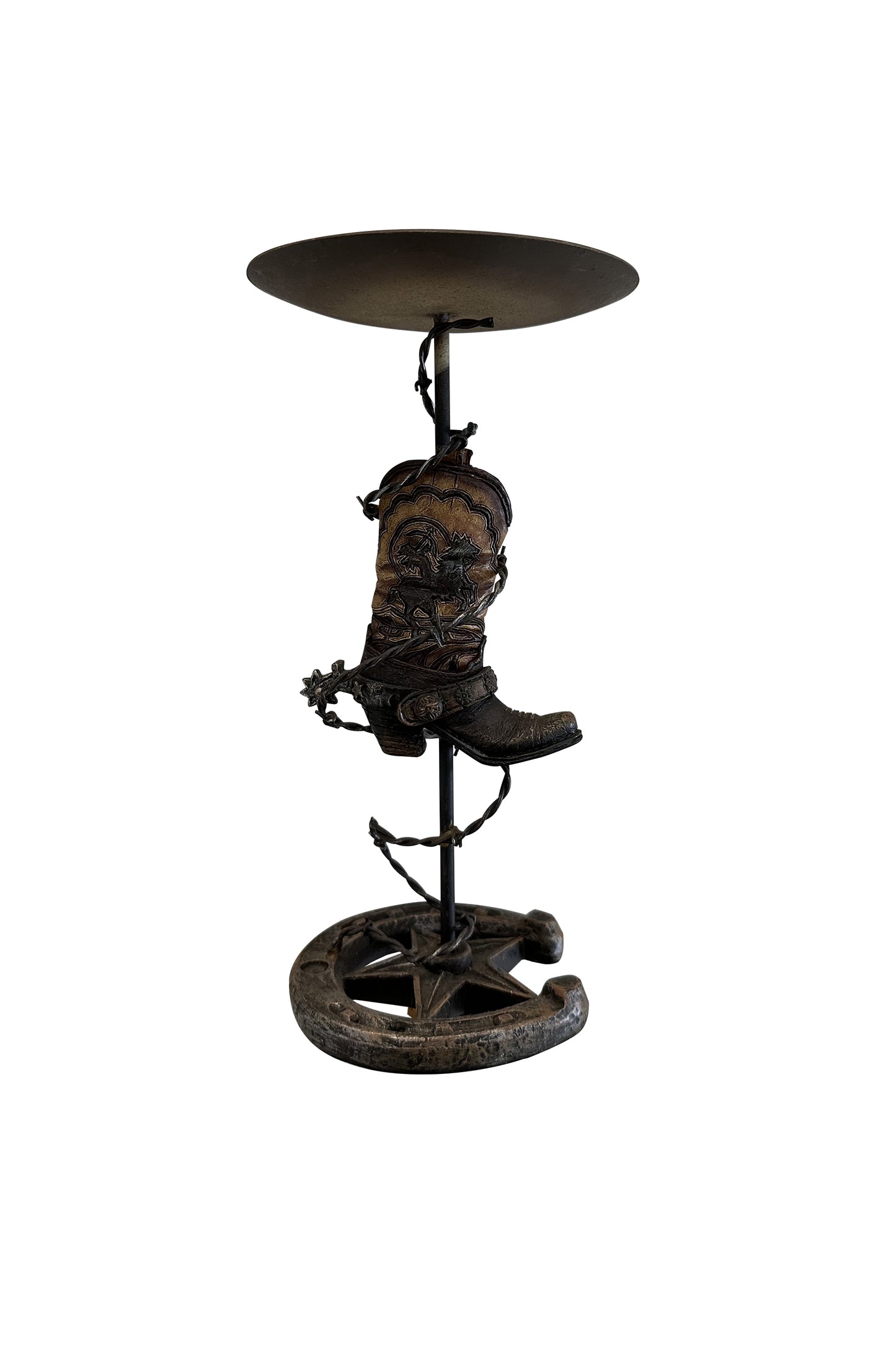 BOOT CANDLE HOLDER