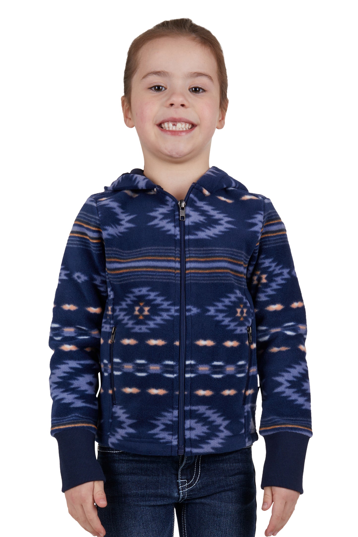 GIRLS TEGAN ZIP THROUGH HOODIE