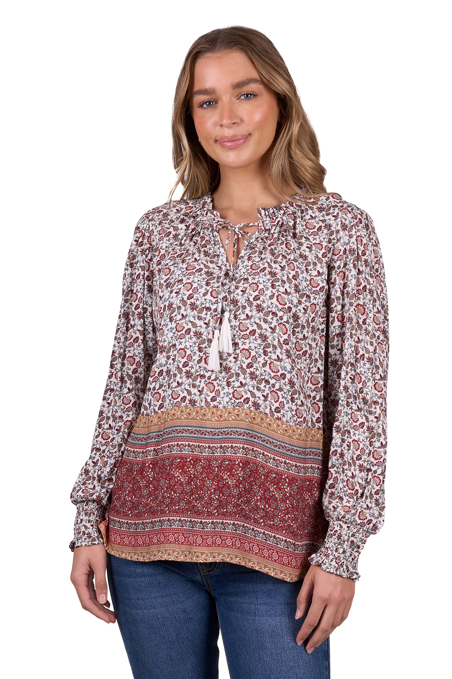 WMNS HUDSON LS BLOUSE