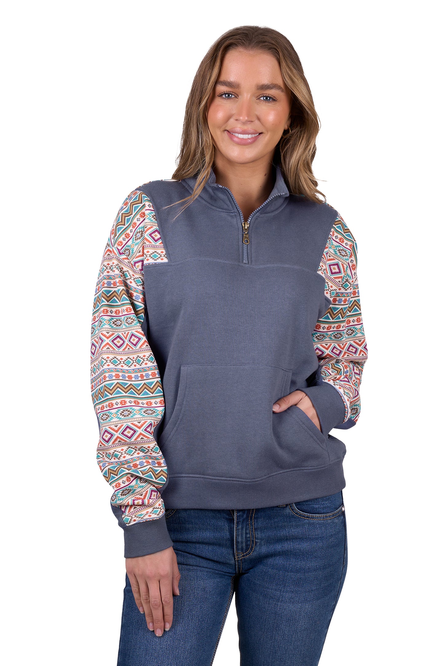 WMNS SALLY 1/4 ZIP PULLOVER