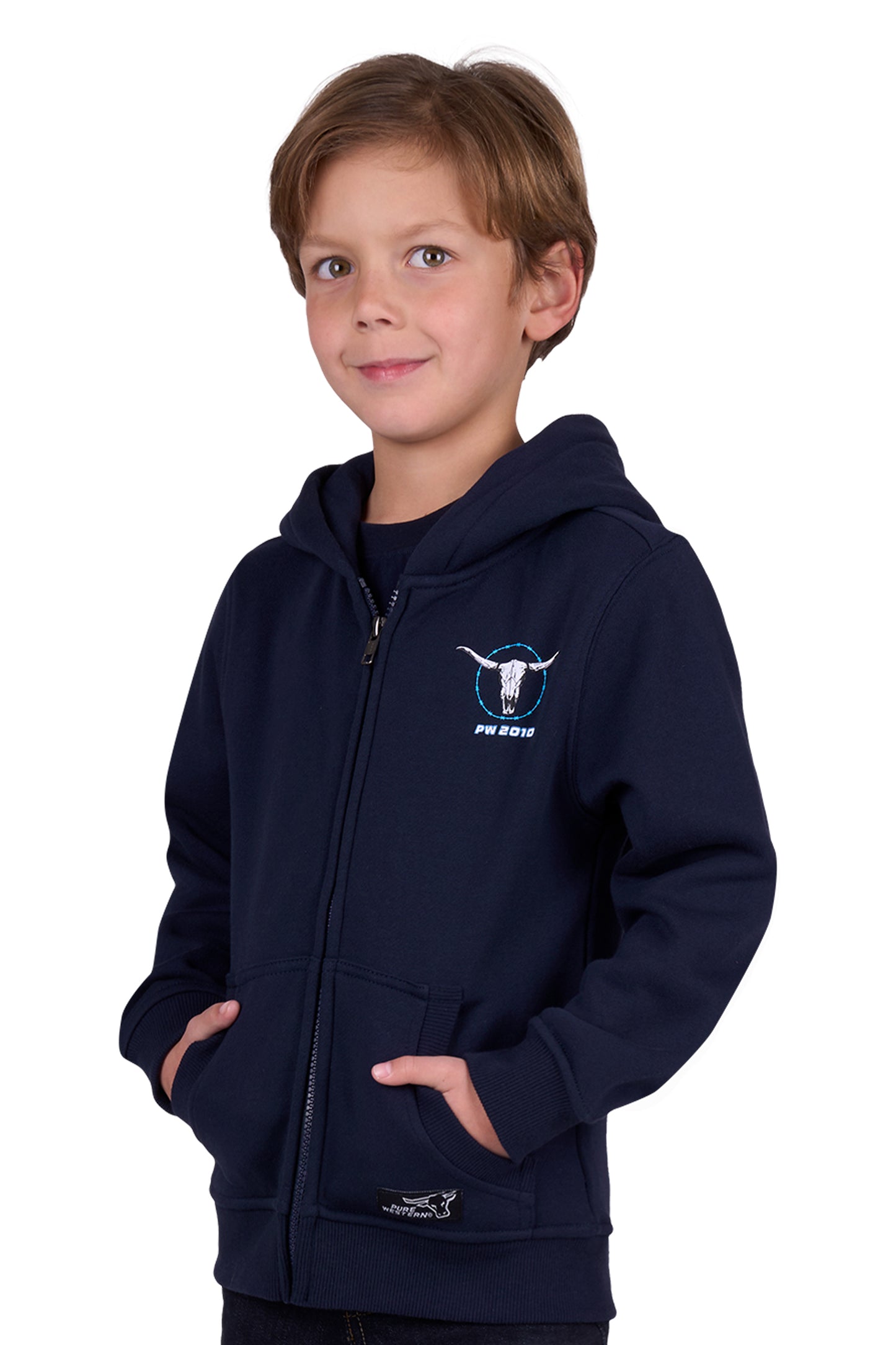 BOYS CARL ZIP UP HOODIE