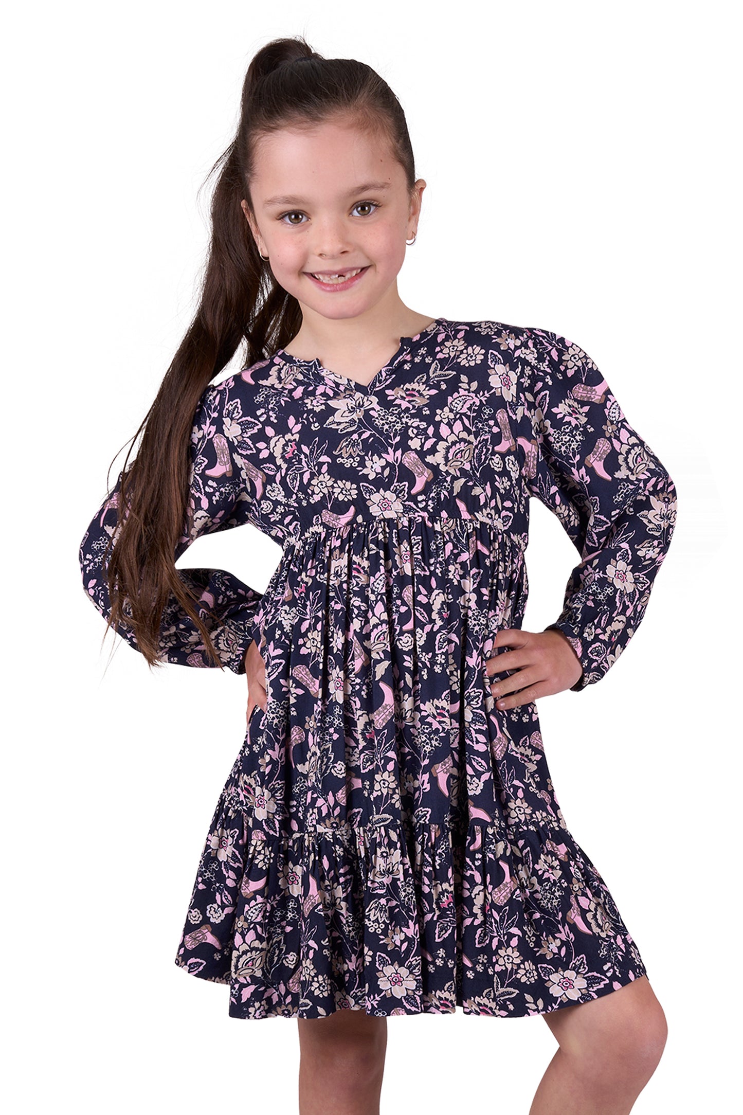 GIRLS GRETEL LS DRESS