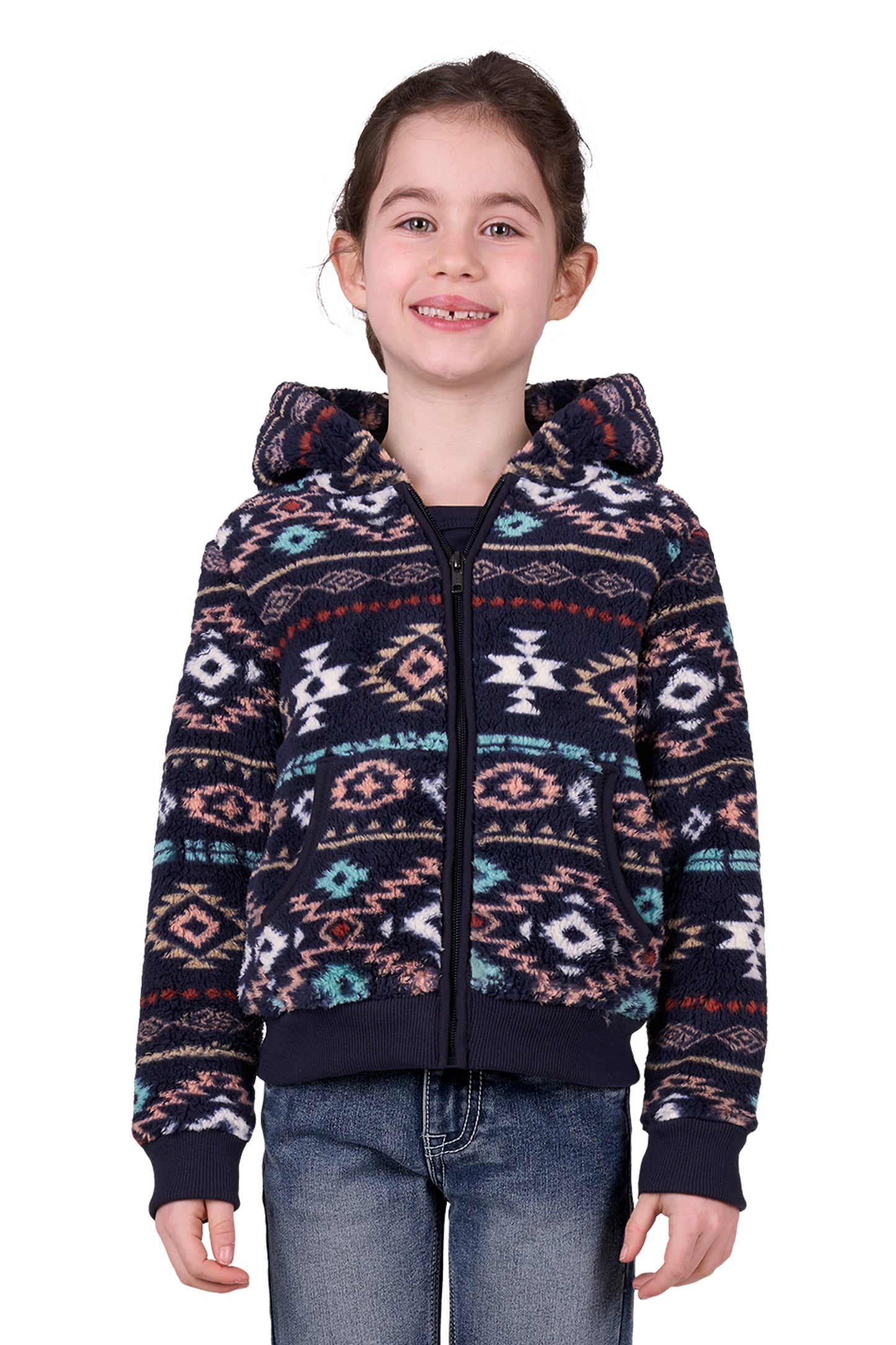 GIRLS ELODIE ZIP UP HOODIE