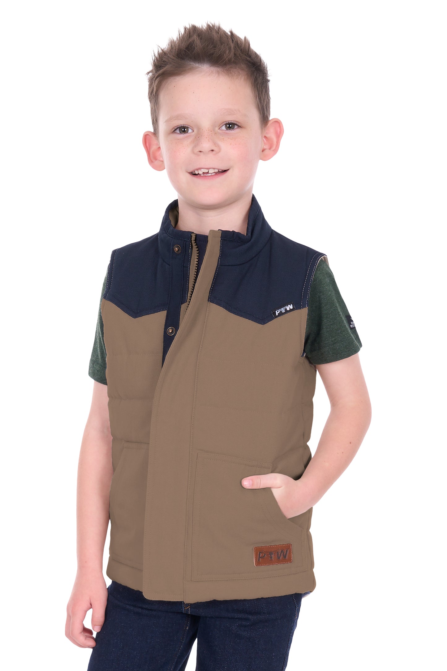 BOYS JAMIE REVERSIBLE VEST