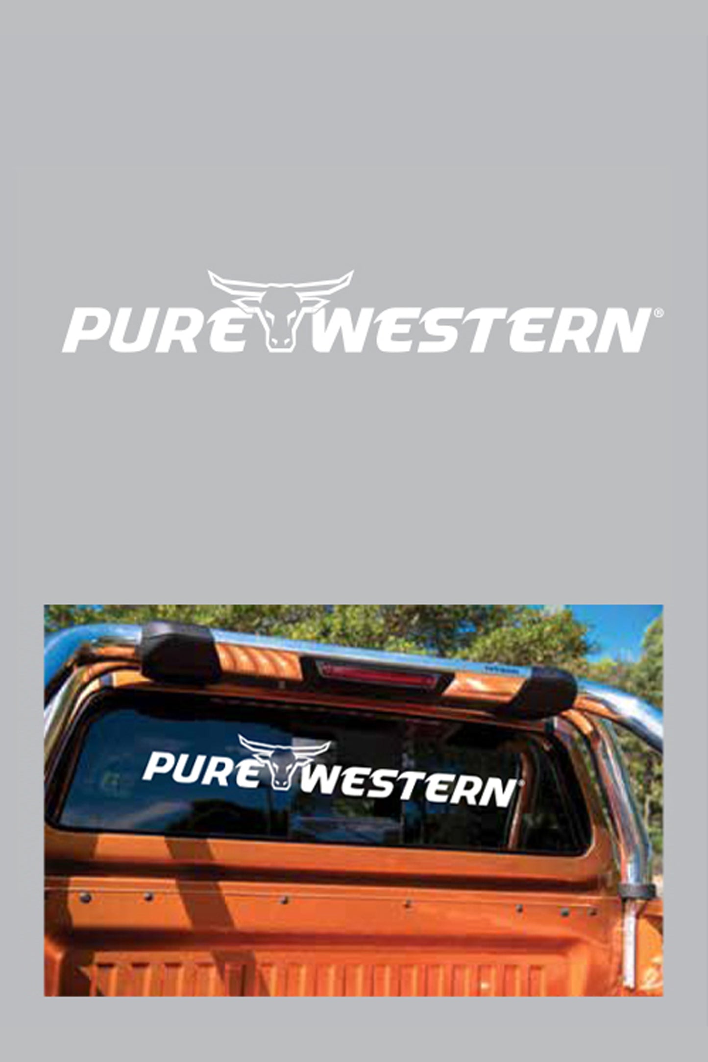 TC PURE WESTERN UTE STICKER