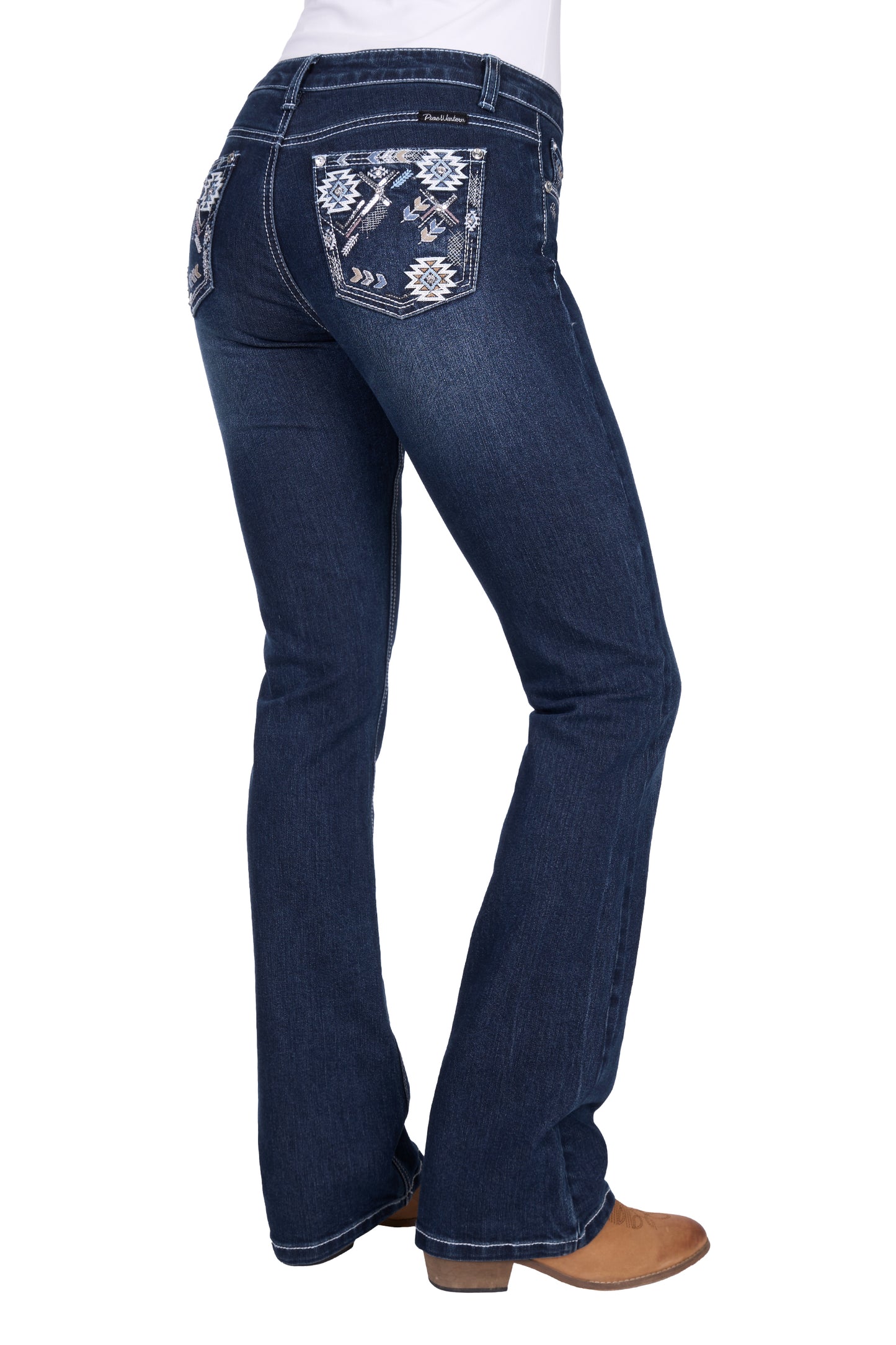 WMNS RAVEN BOOT CUT JEAN 34L