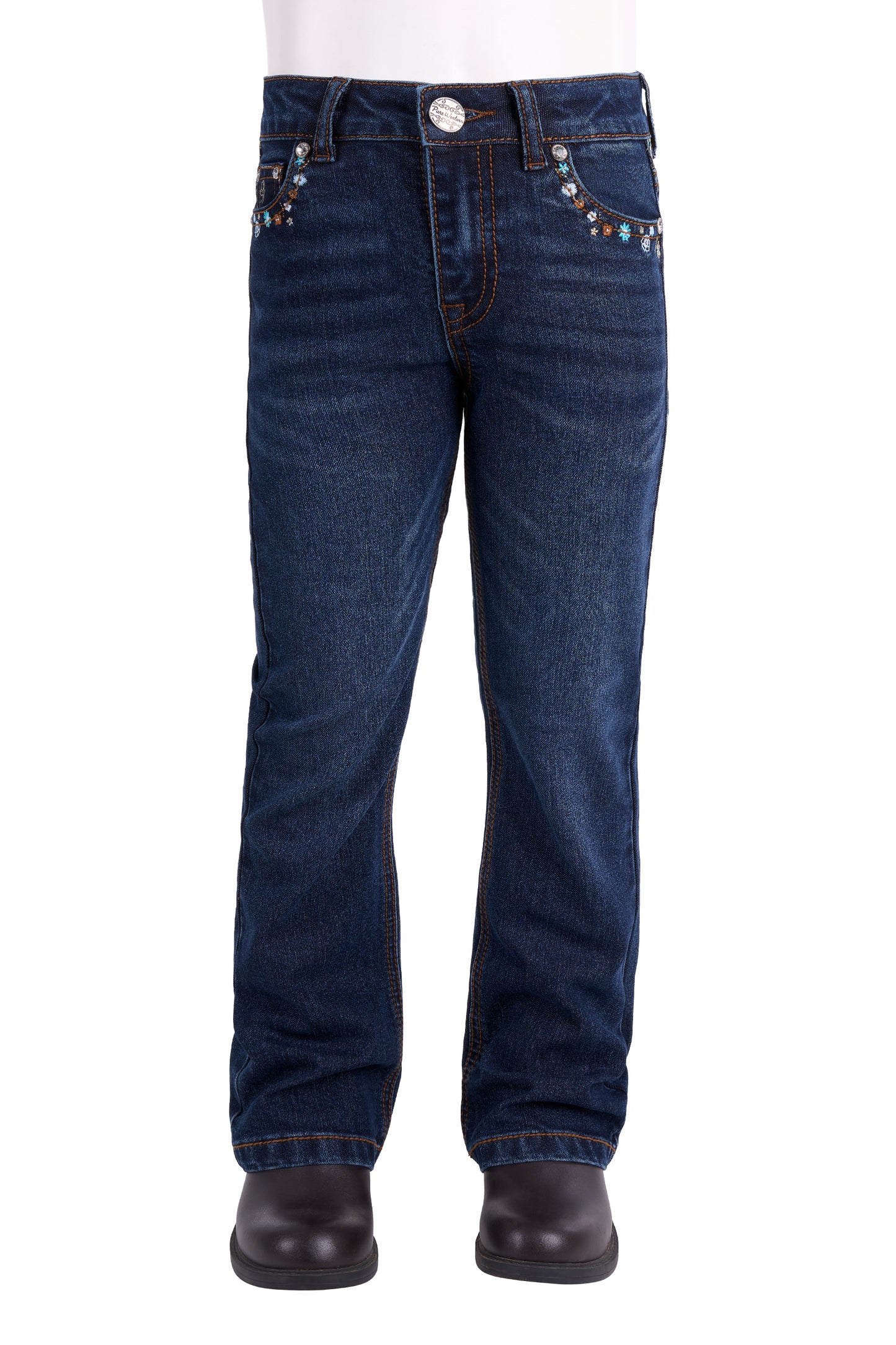 GIRLS BLOSSOM BOOT CUT JEAN