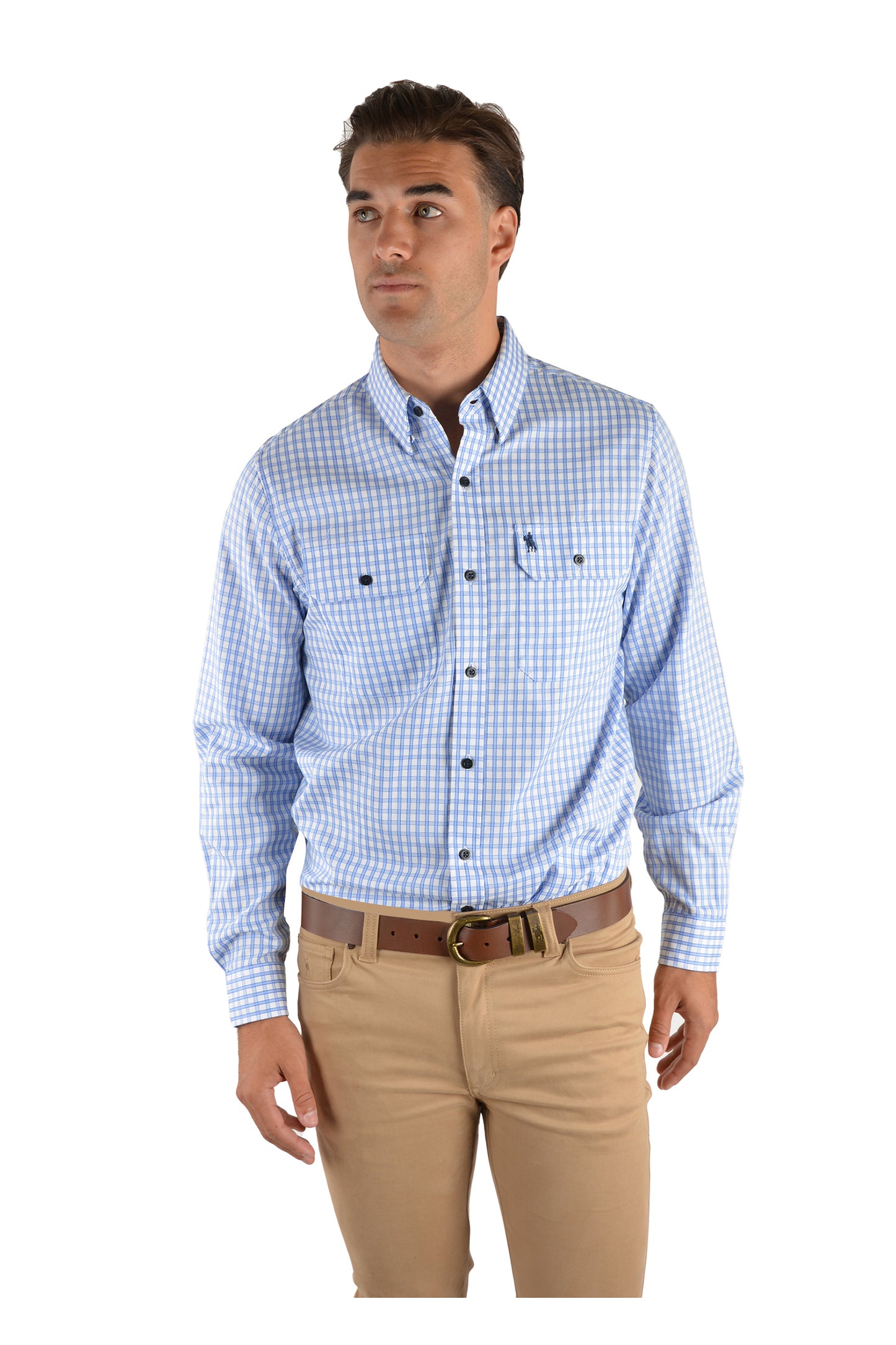 CAVELL CHECK 2-PKT L/S SHIRT