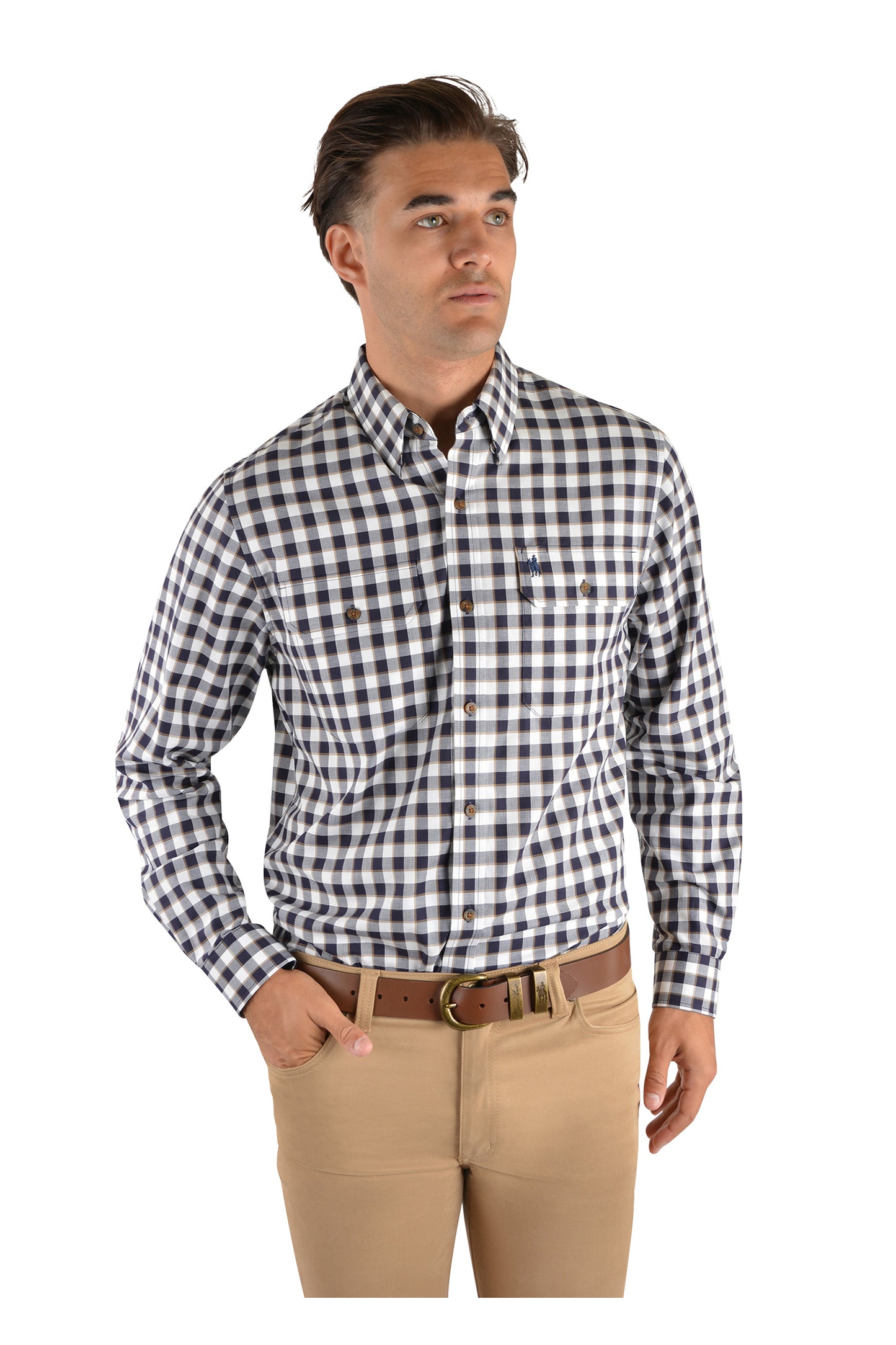 OAKLEIGH CHECK 2-PKT L/S SHIRT