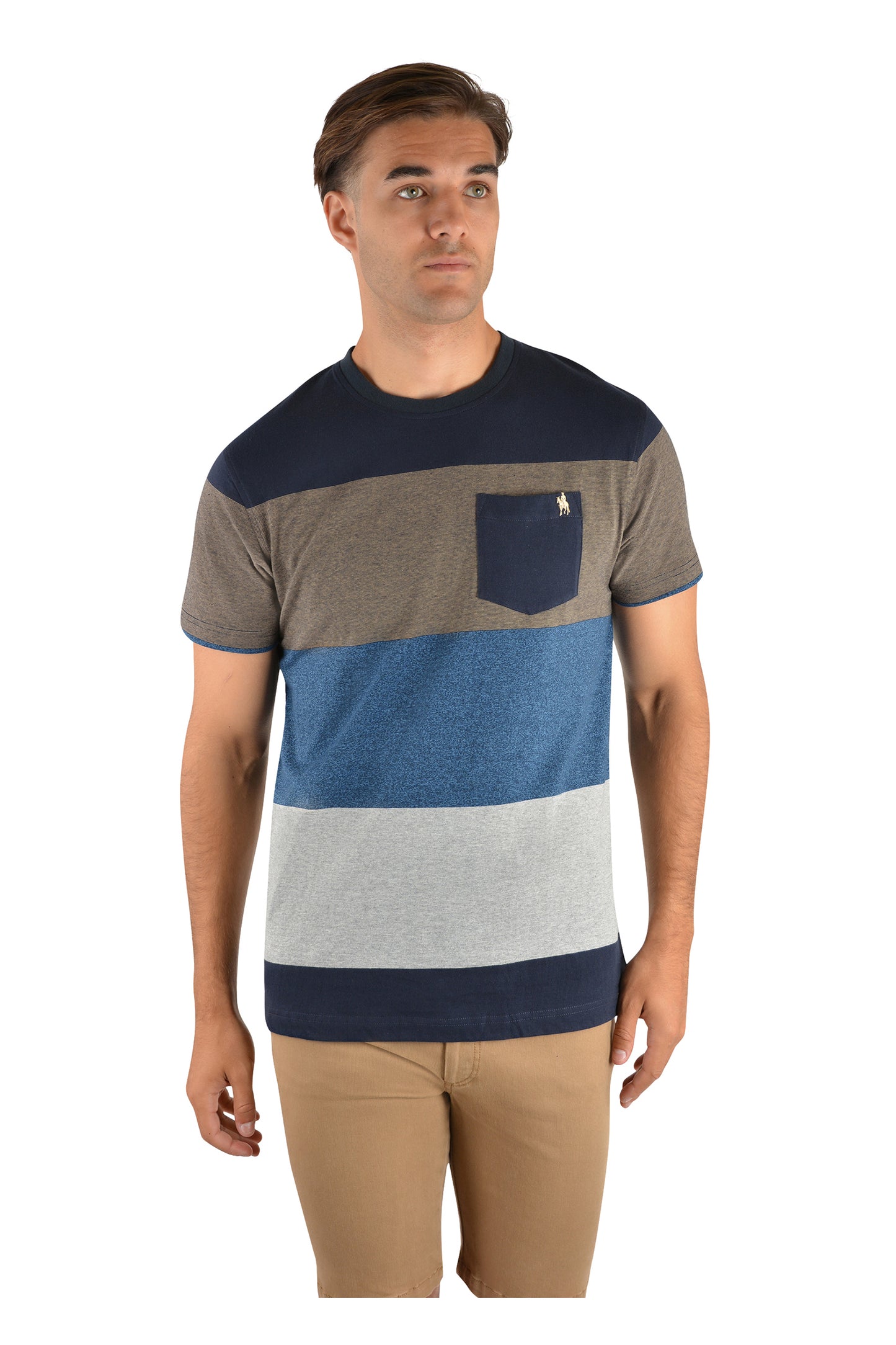 SPENCER STRIPE 1-PKT S/S TEE