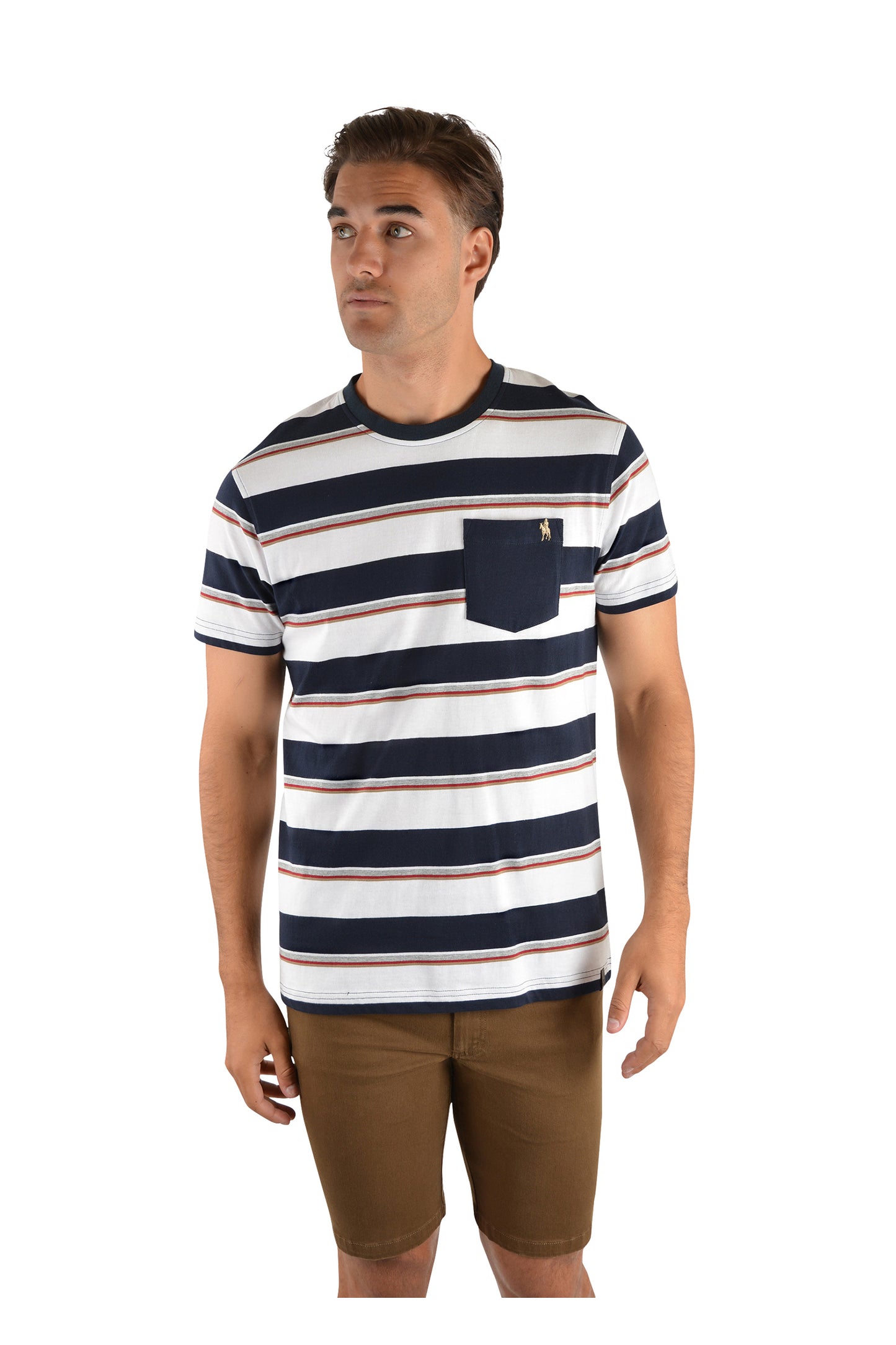 KENNEDY STRIPE 1-PKT S/S TEE