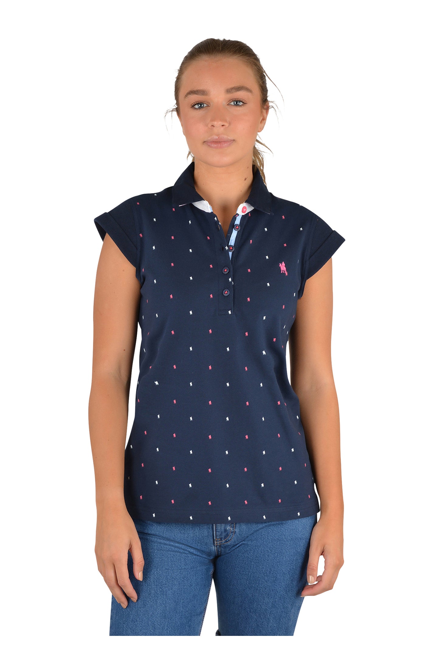 CINDY CAP SLEEVE POLO