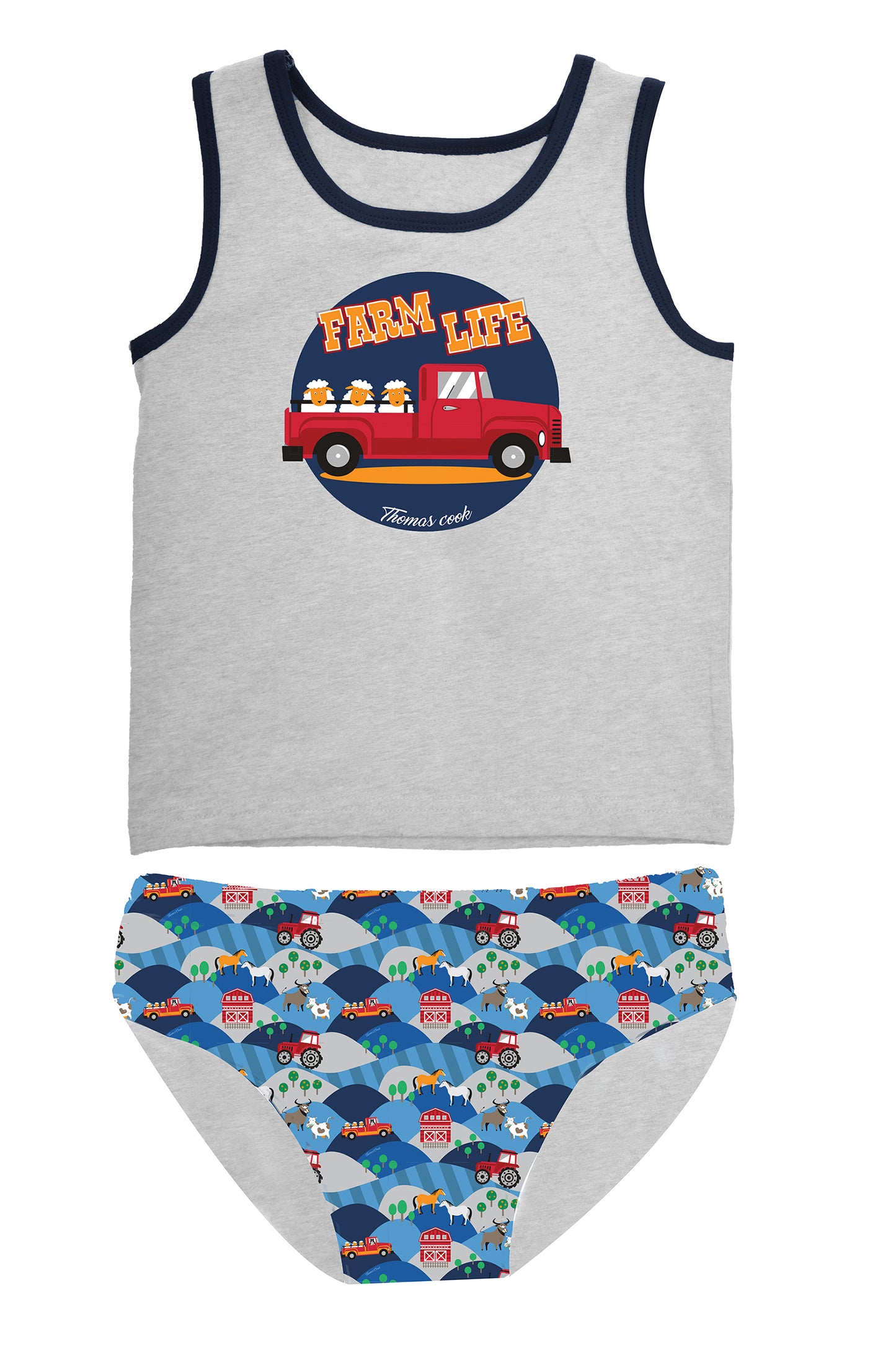 FARM RIDE SINGLET & UNDERWEAR