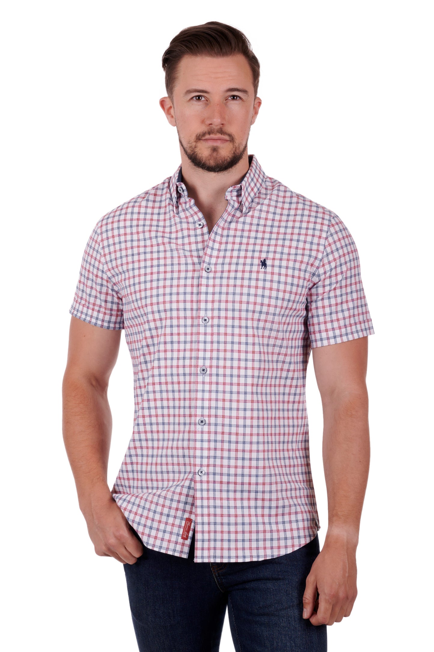 MENS NELSON TAILORED SS SHIRT