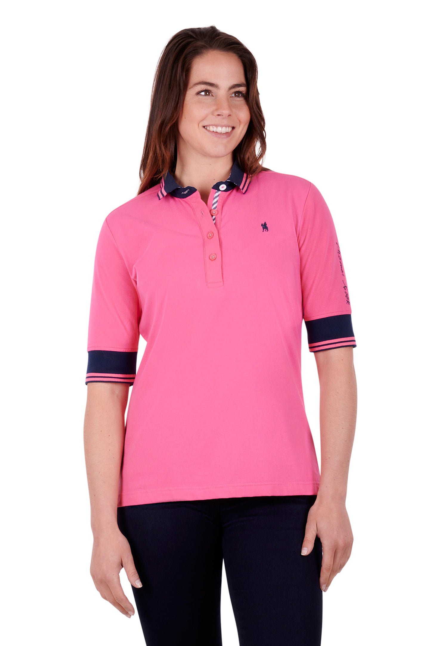 WMNS CLAIRE ELBOW POLO